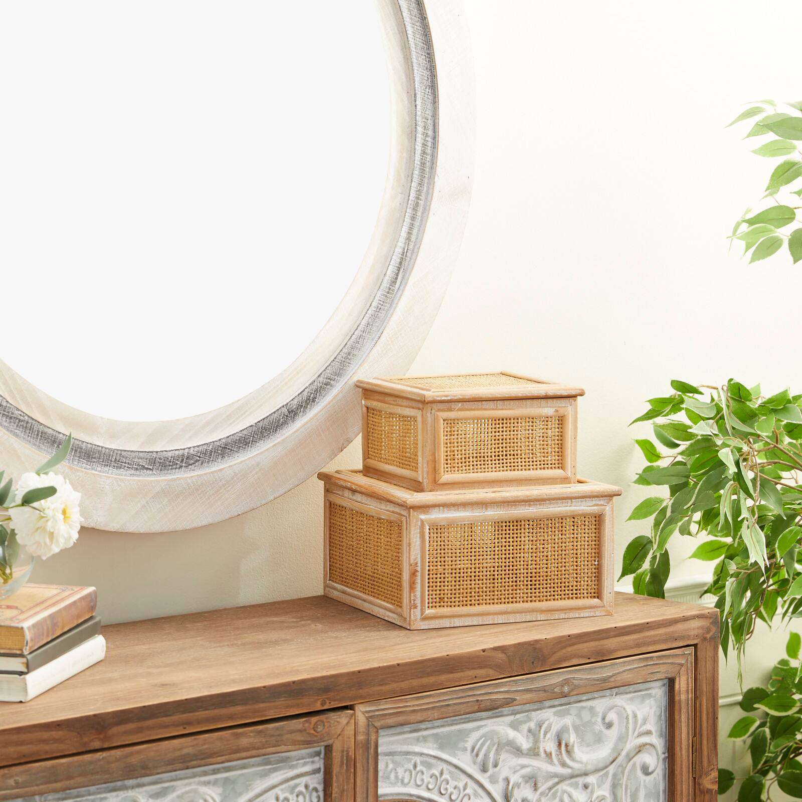 Brown Wood Country Cottage Box Set