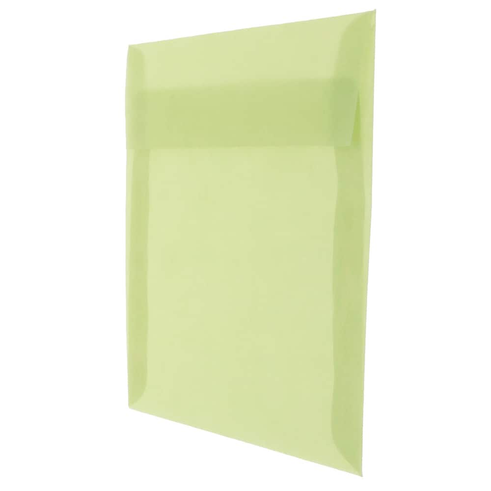 JAM Paper 6.5 x 6.5 Translucent Vellum Envelopes, 50ct.