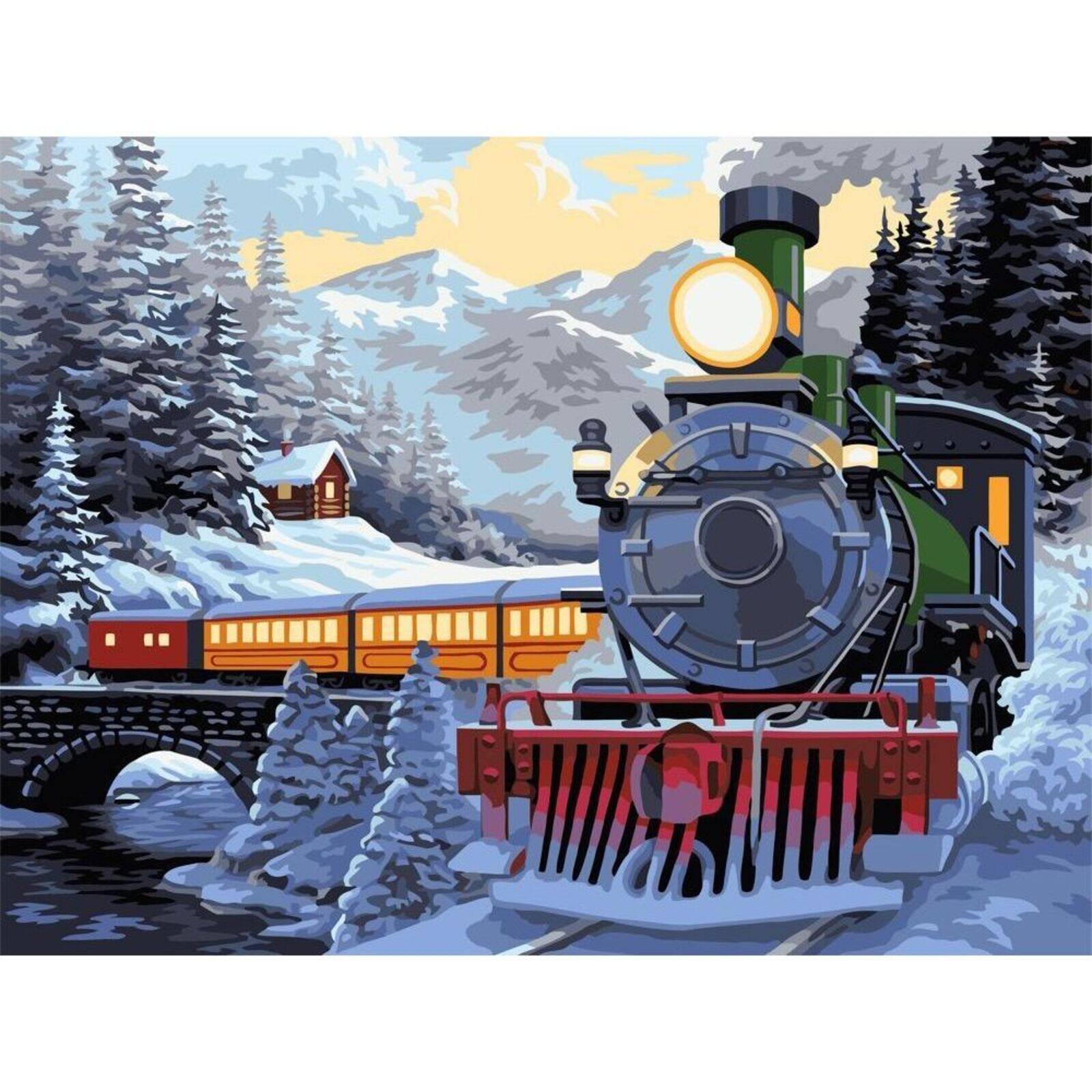 Crafting Spark Orient Express Painting by Numbers Kit