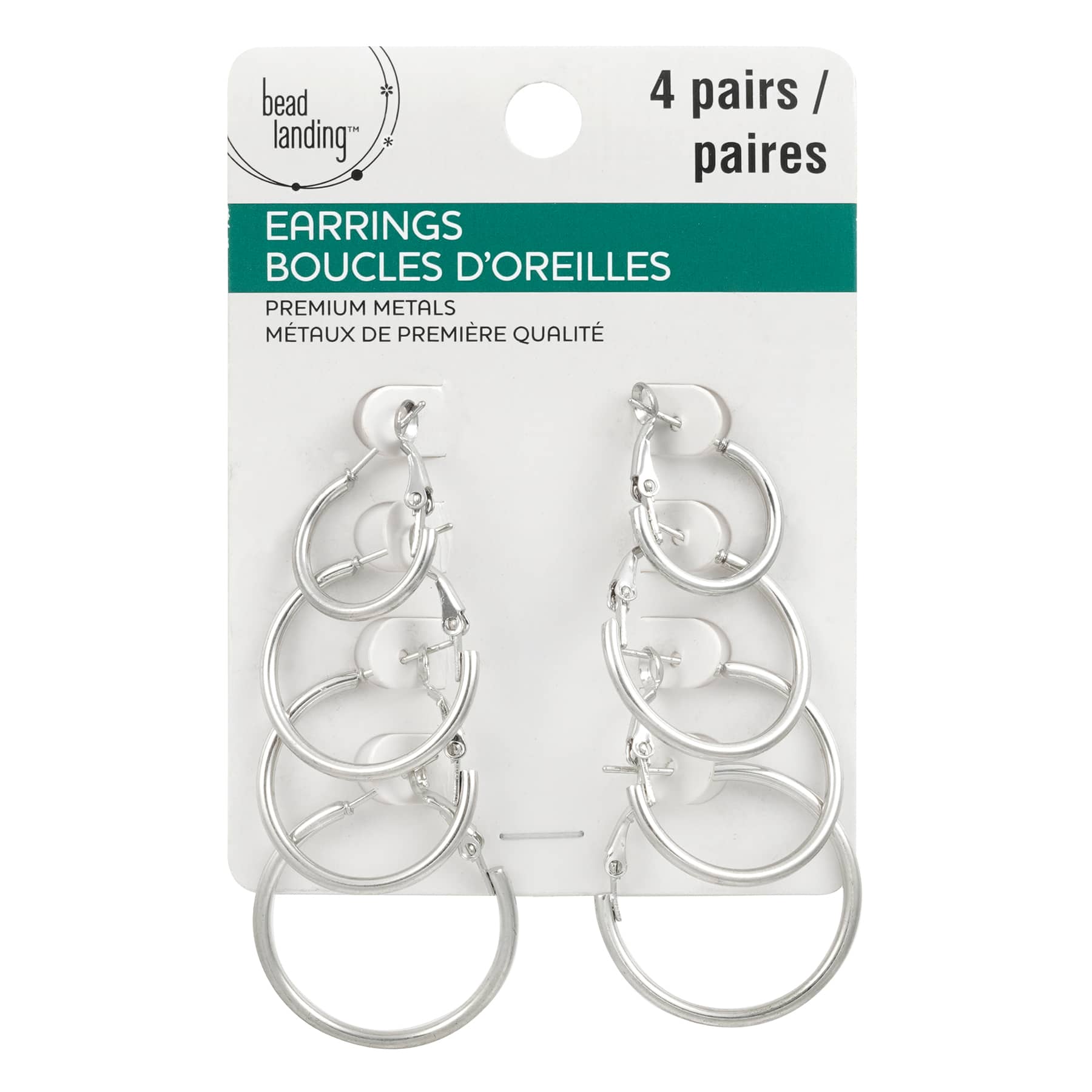 Hoop Earrings by Bead Landing&#xAE;, Silver