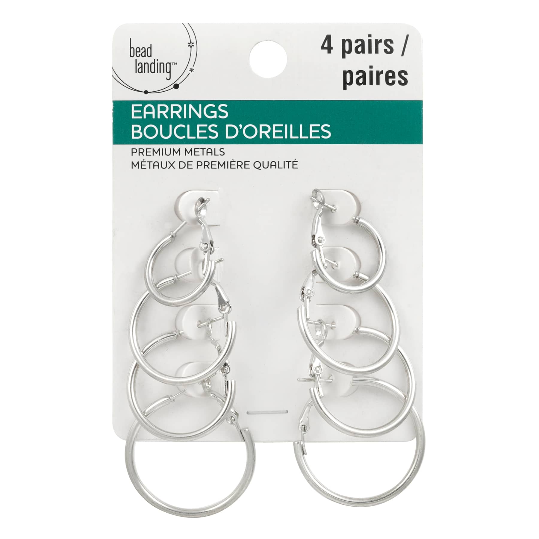 Hoop Earrings by Bead Landing®, Silver