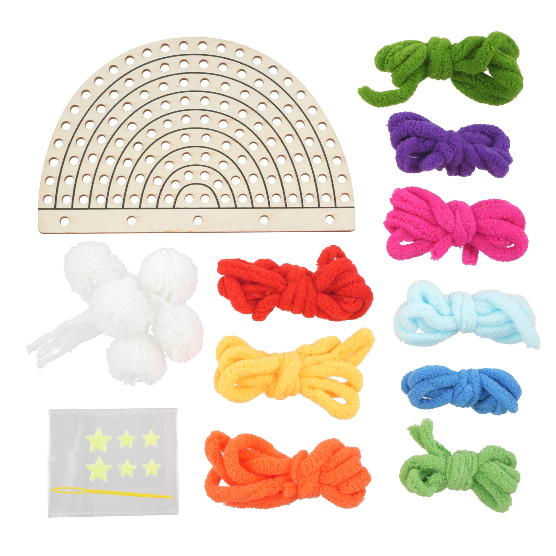 Rainbow Wood Weaving Craft Kit by Creatology™
