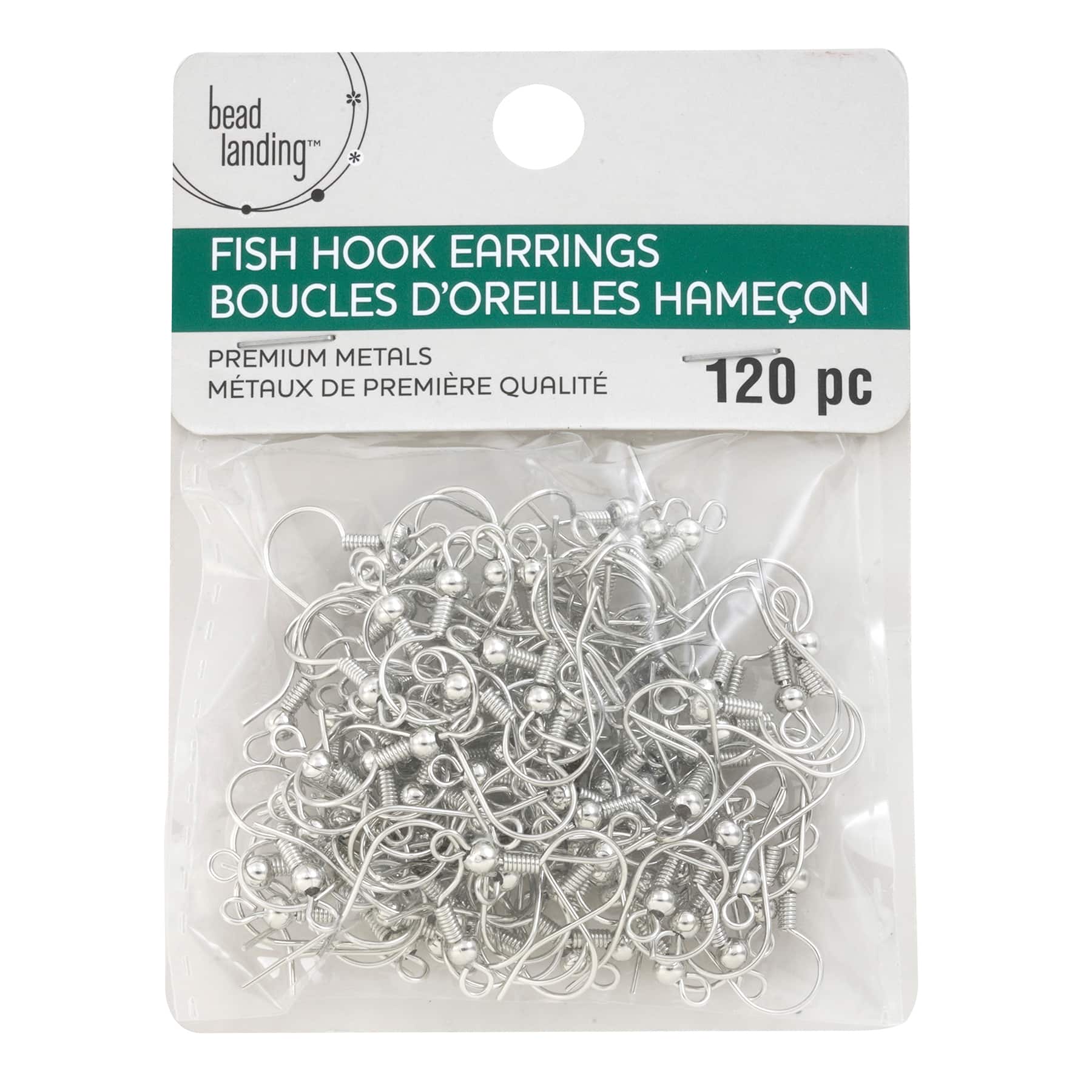 10mm Fish Hooks with Coil, 120ct. by Bead Landing™