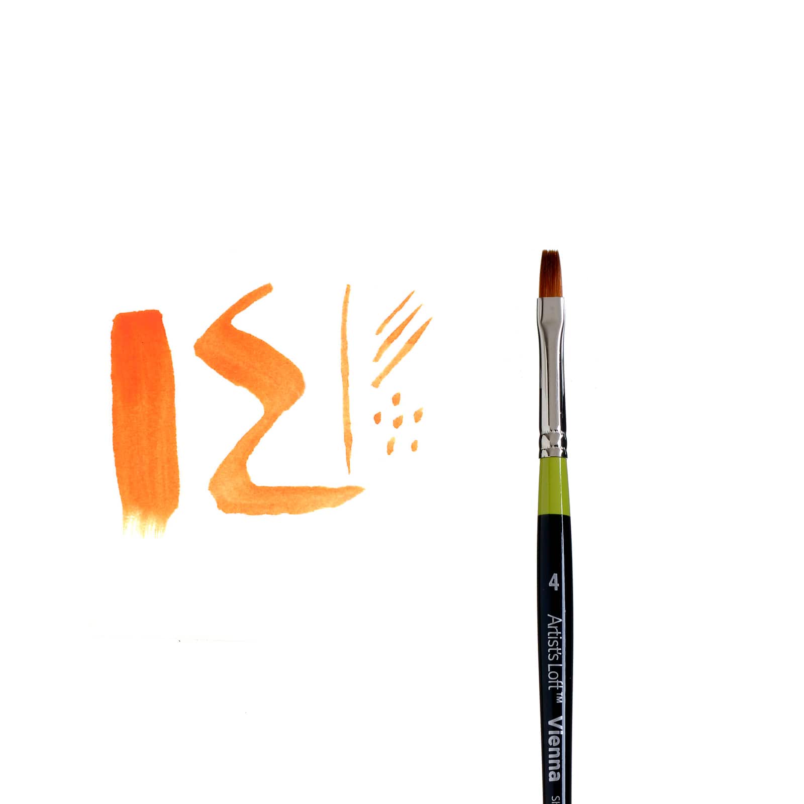 12 Pack: Vienna Golden Taklon Short Handle Flat Shader Brush by Artist's Loft™