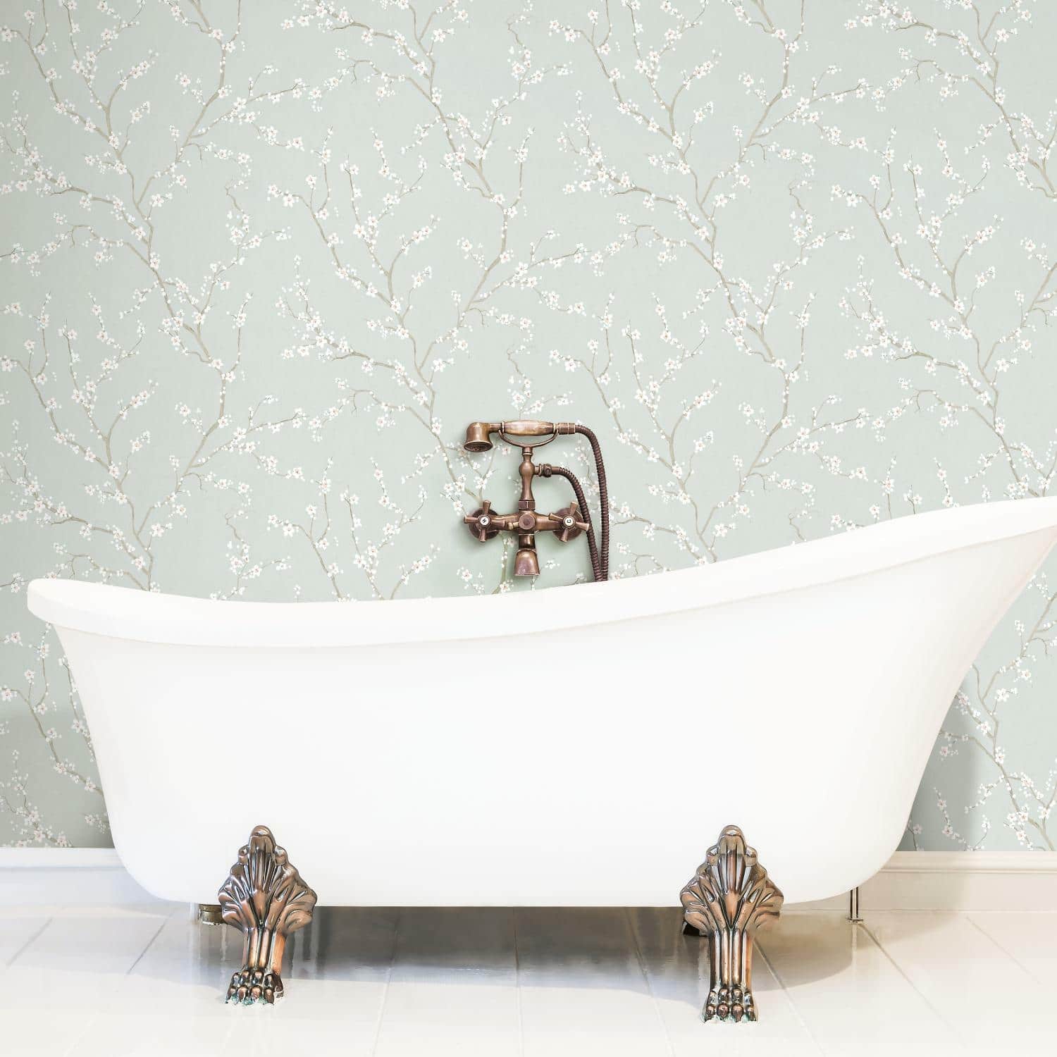 RoomMates Cherry Blossom Peel & Stick Wallpaper