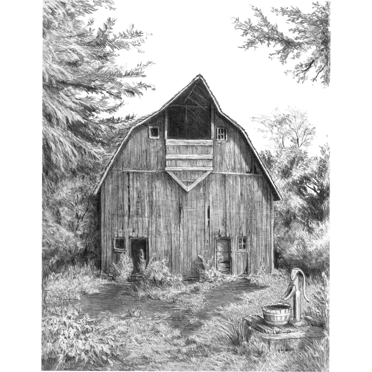 Royal &#x26; Langnickel&#xAE; Sketching Made Easy&#x2122; Old Country Barn Kit