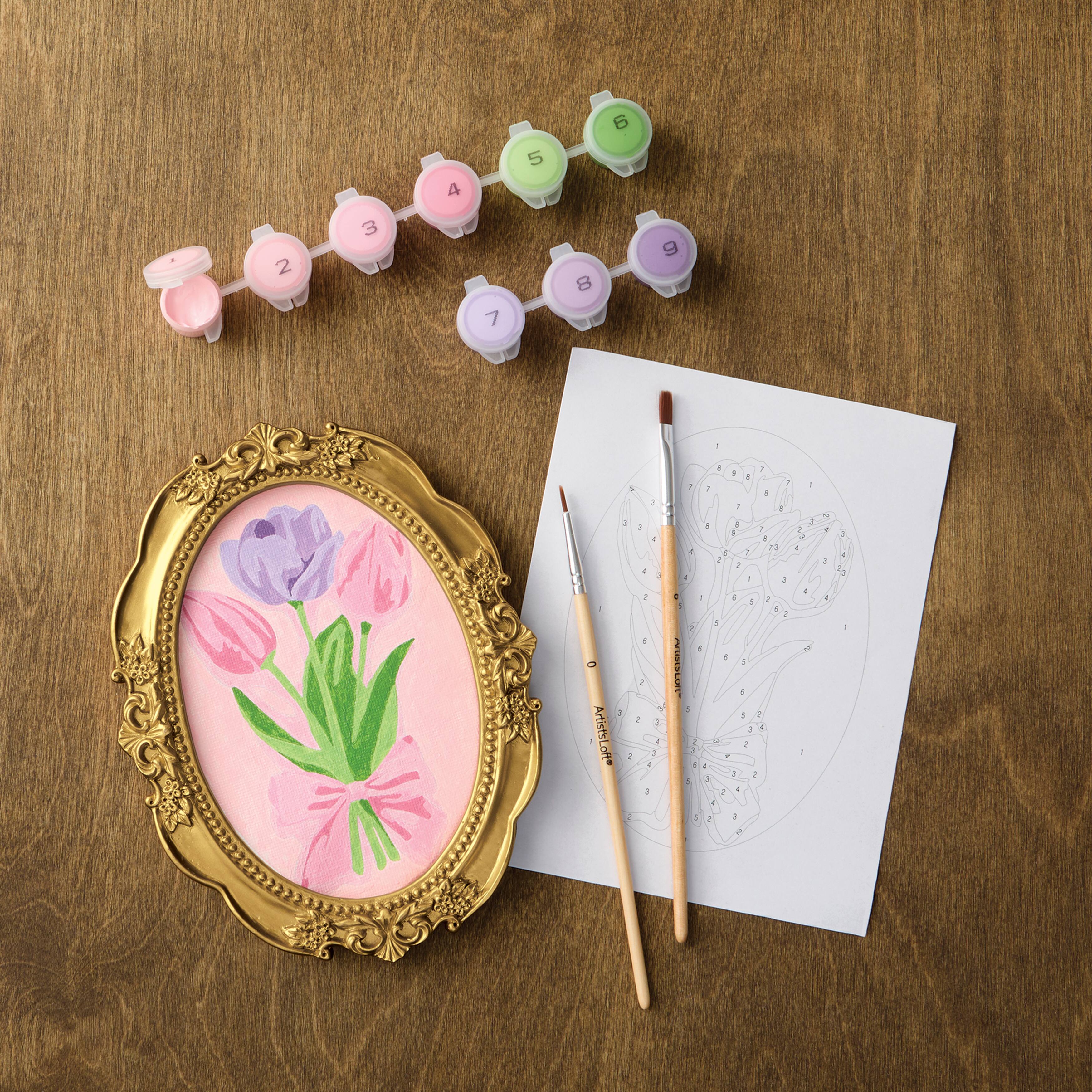 Tulips Paint-by-Number Mini Kit by Artist's Loft®