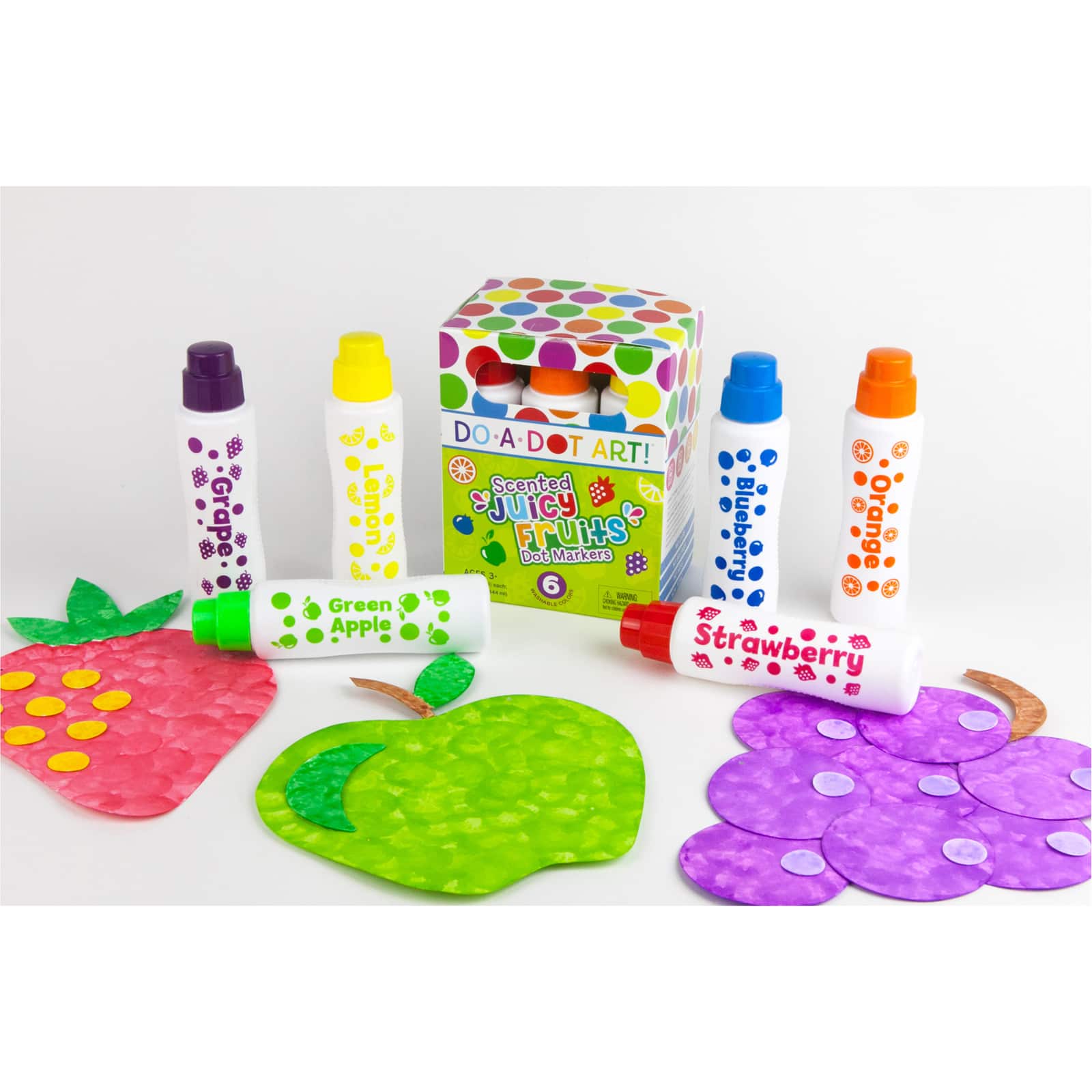 Do-A-Dot Art® Scented Juicy Fruit 6 Color Dot Markers