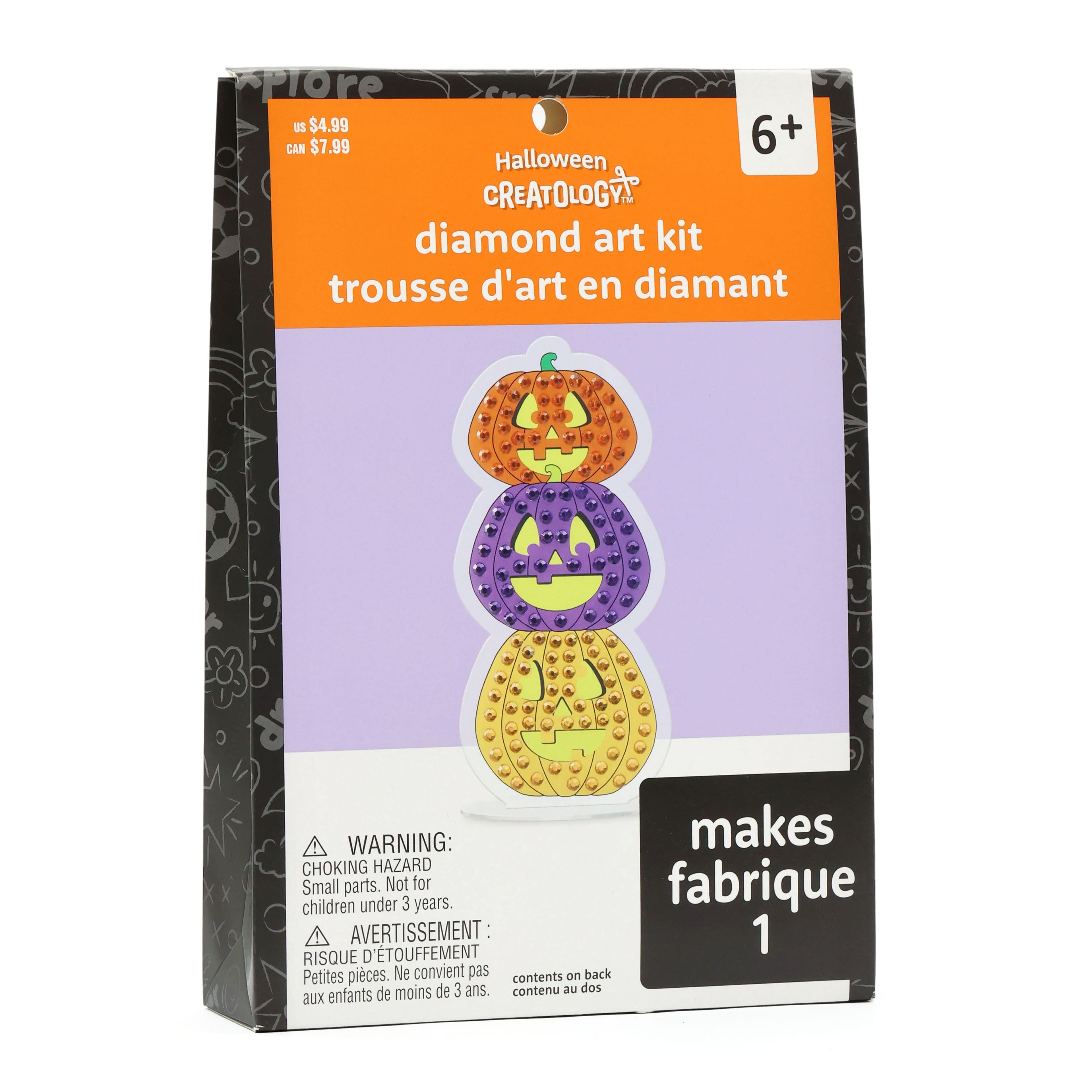 Pumpkin Diamond Art Kit by Creatology&#x2122;
