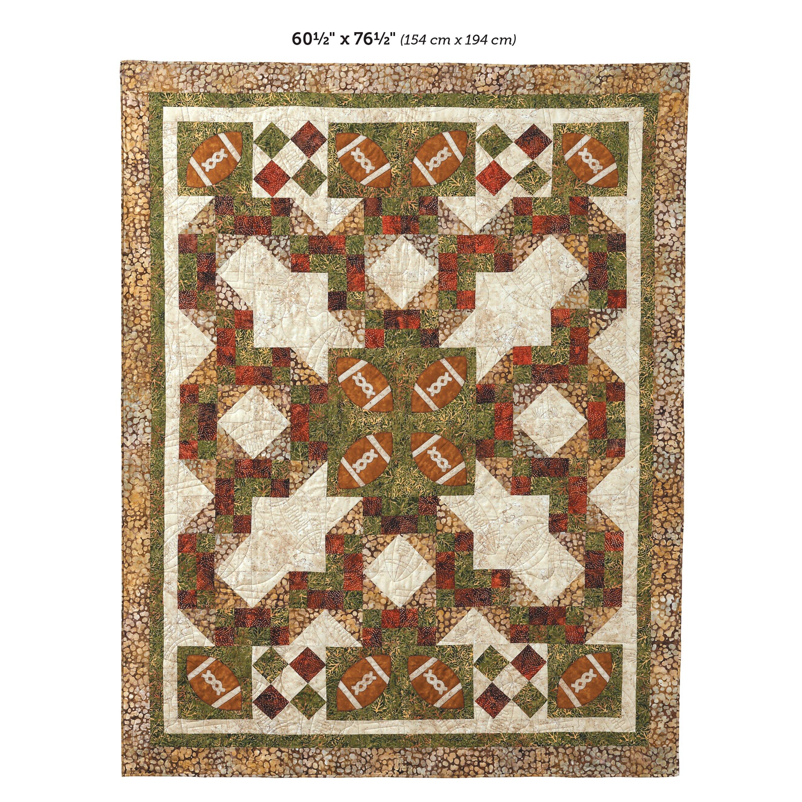 Leisure Arts® Touchdown Quilt Pattern