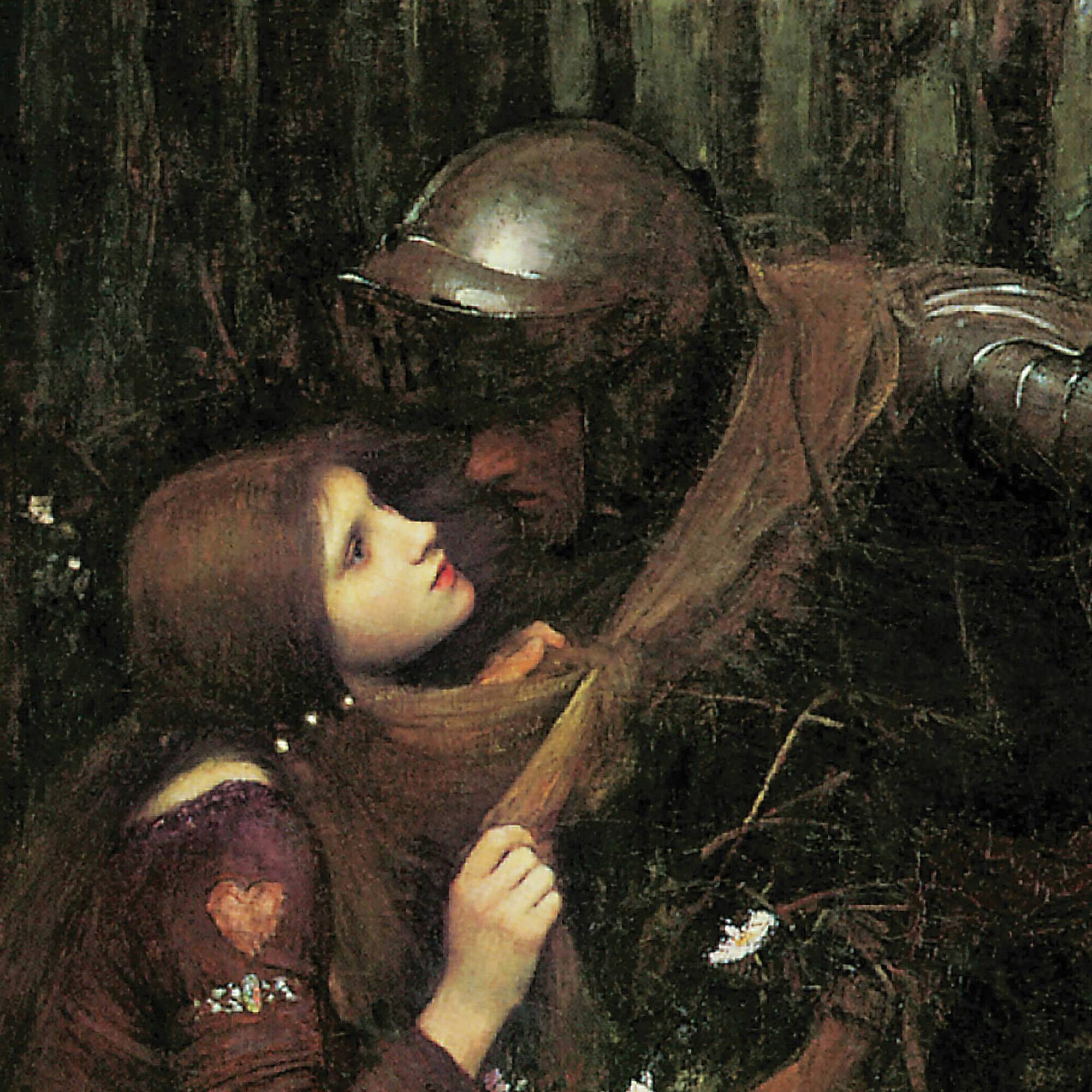 Design Toscano La Belle Dame Sans Merci 1893 Canvas Replica Painting Wall Décor