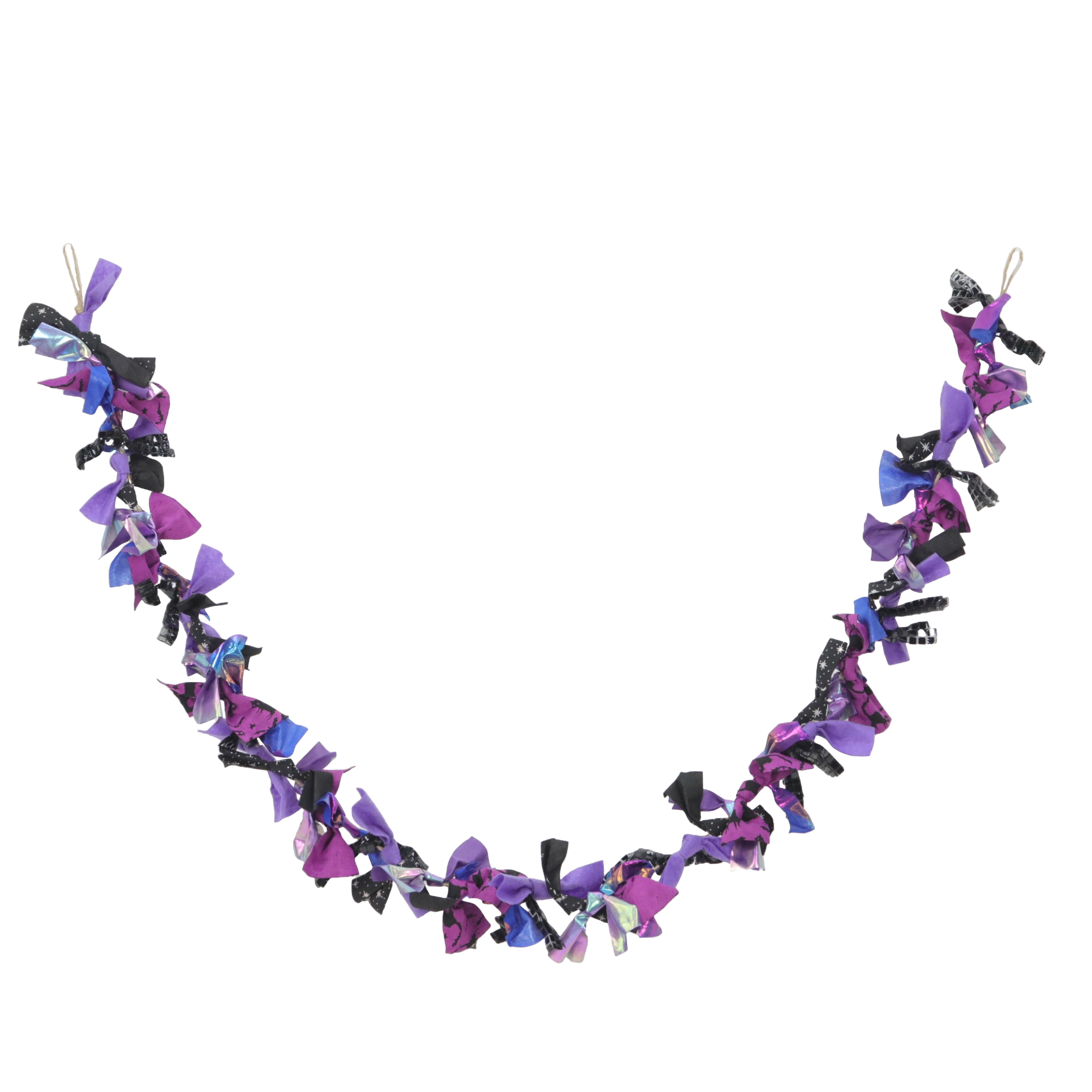 6ft. Blue & Purple Fabric Garland by Ashland®