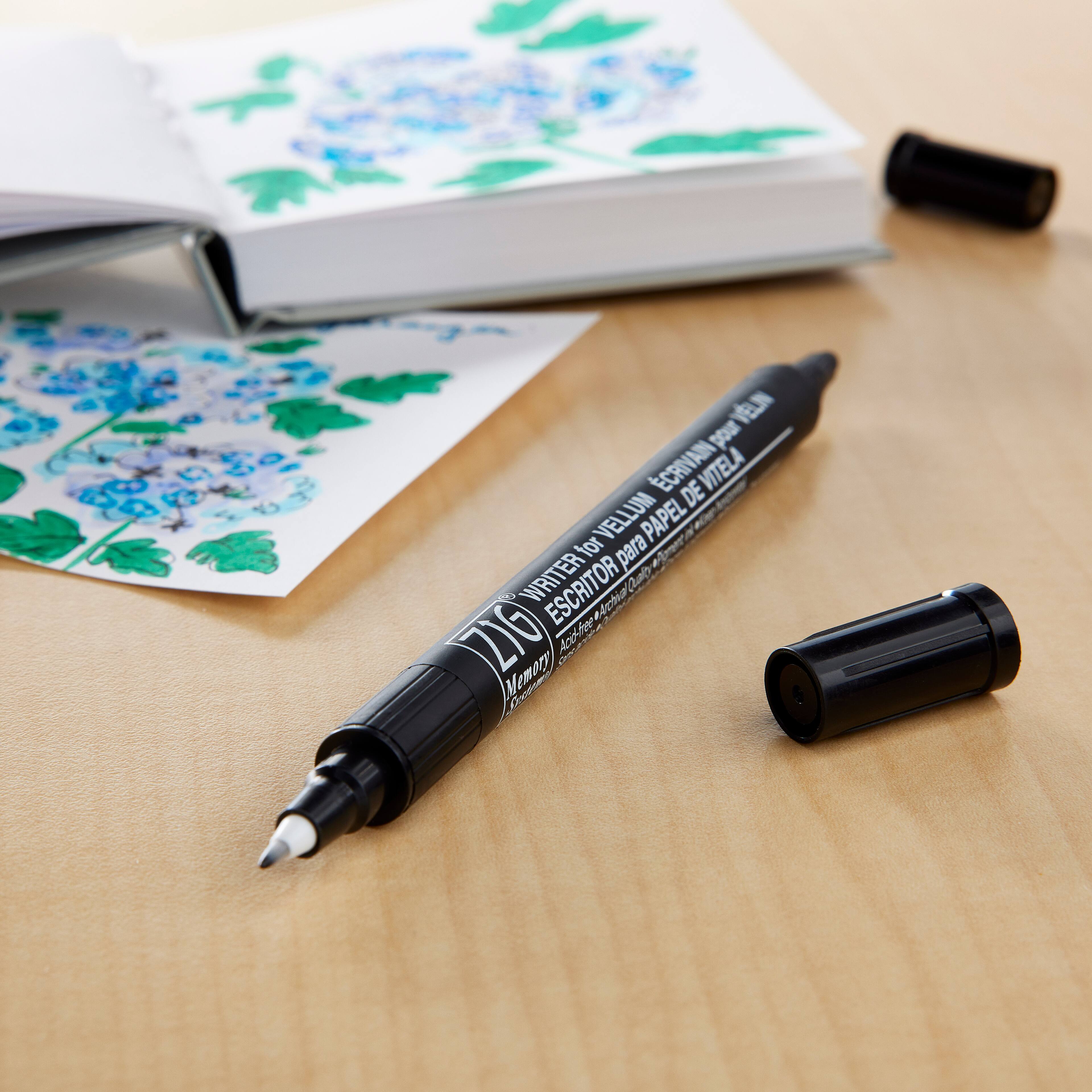 12 Pack: ZIG&#xAE; Memory System Black Writer-for-Vellum&#x2122;