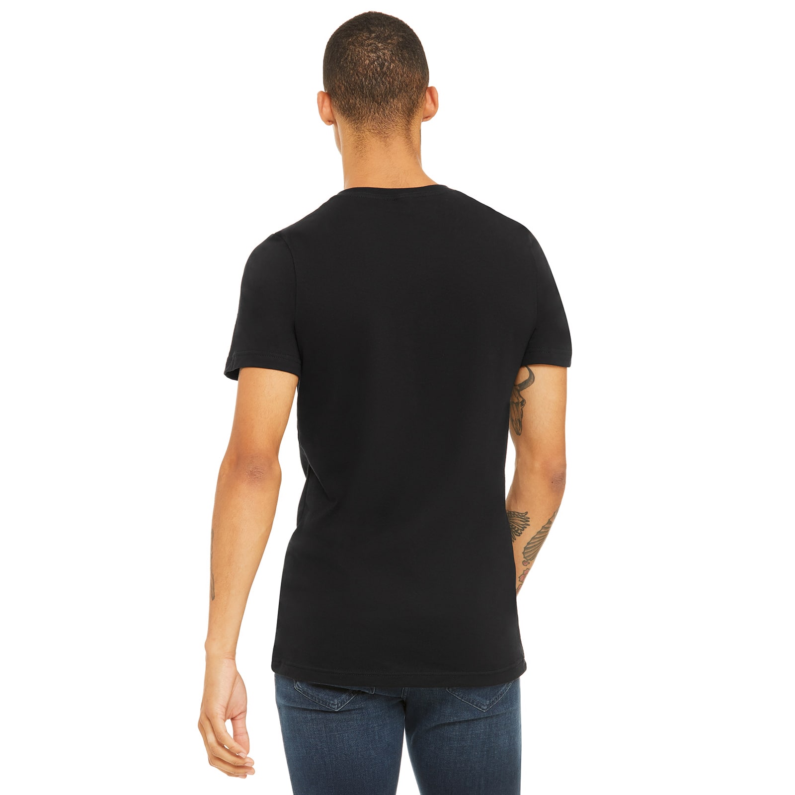 6 Pack: BELLA+CANVAS® Short Sleeve V-Neck Adult Unisex Cotton Jersey T-Shirt