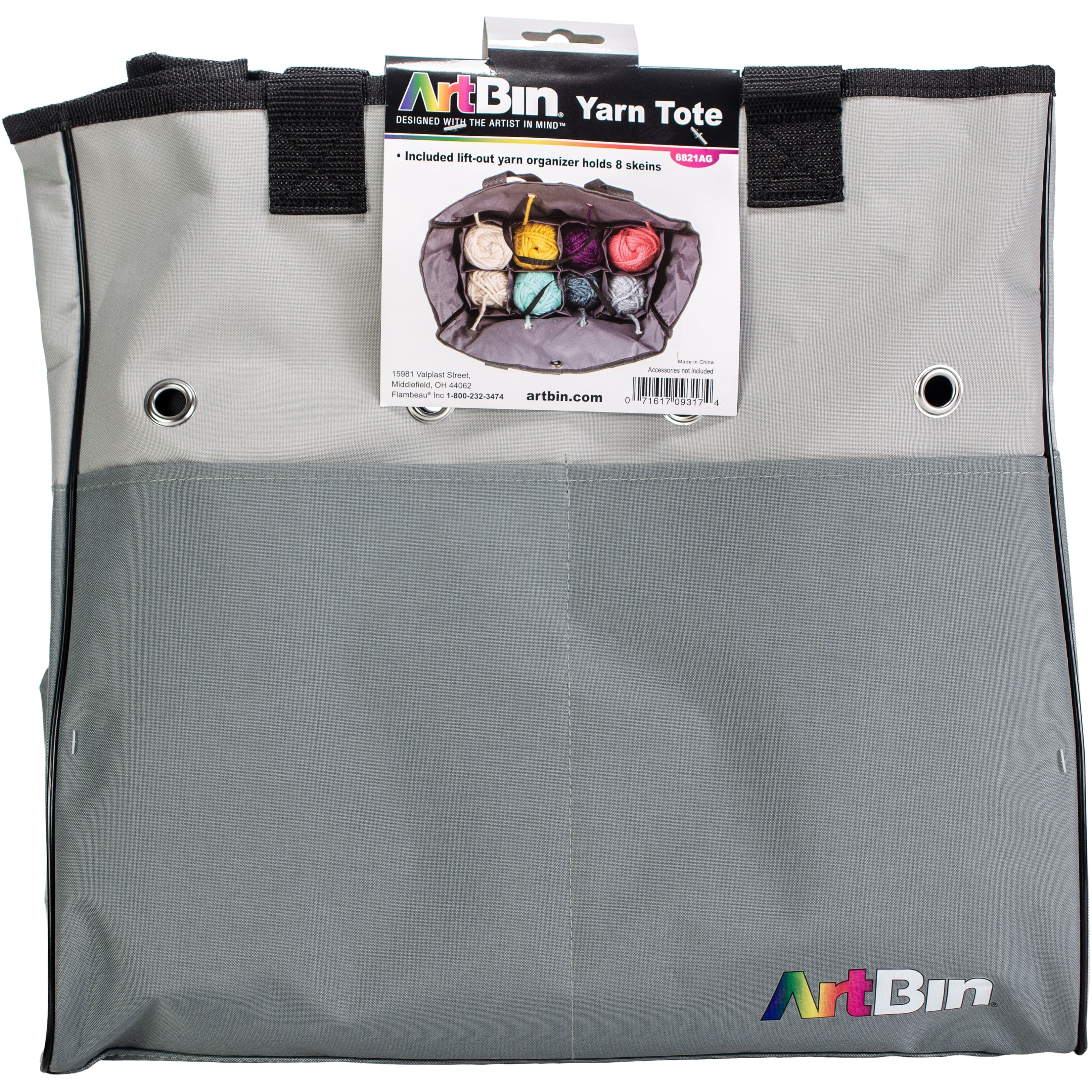 Algopix Similar Product 2 - ArtBin 6821AG Yarn Tote Portable
