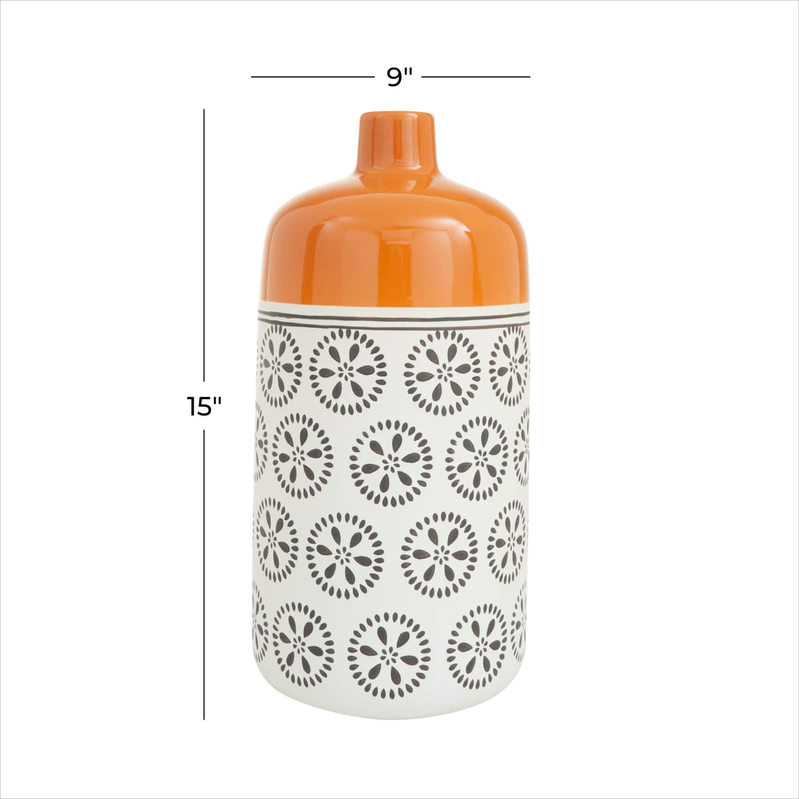 White Stoneware Transitional Vase