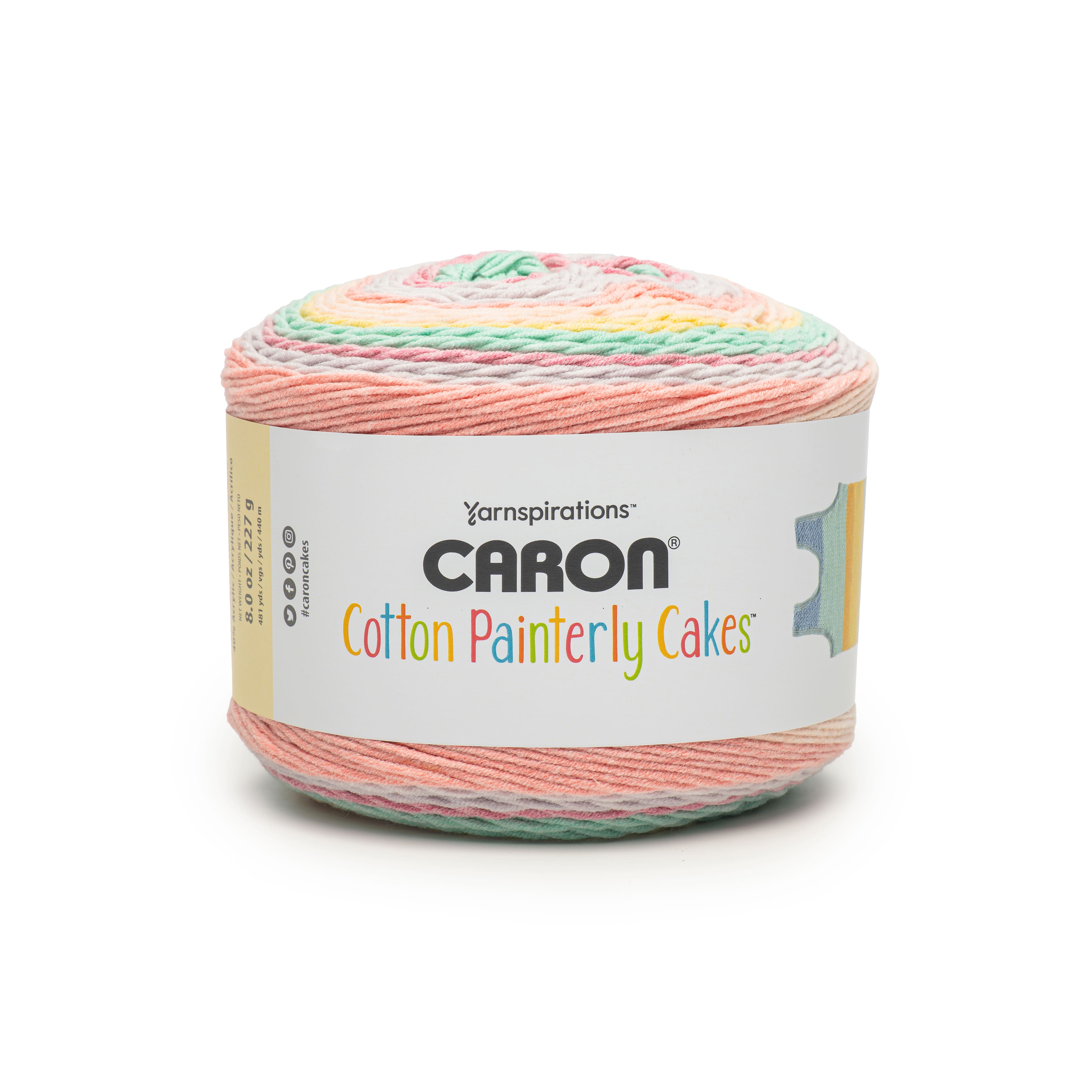 Caron&#xAE; Cotton Painterly Cakes&#x2122; Yarn