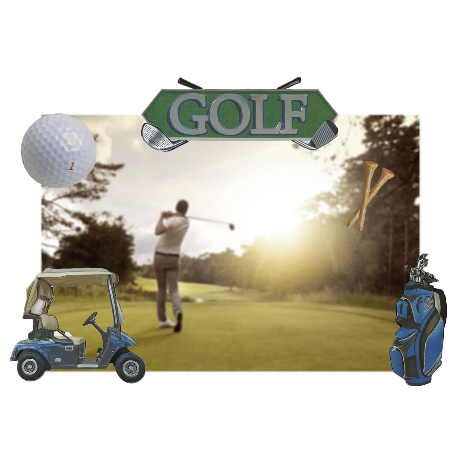 12 Pack: Golf Stickers by Recollections&#x2122;