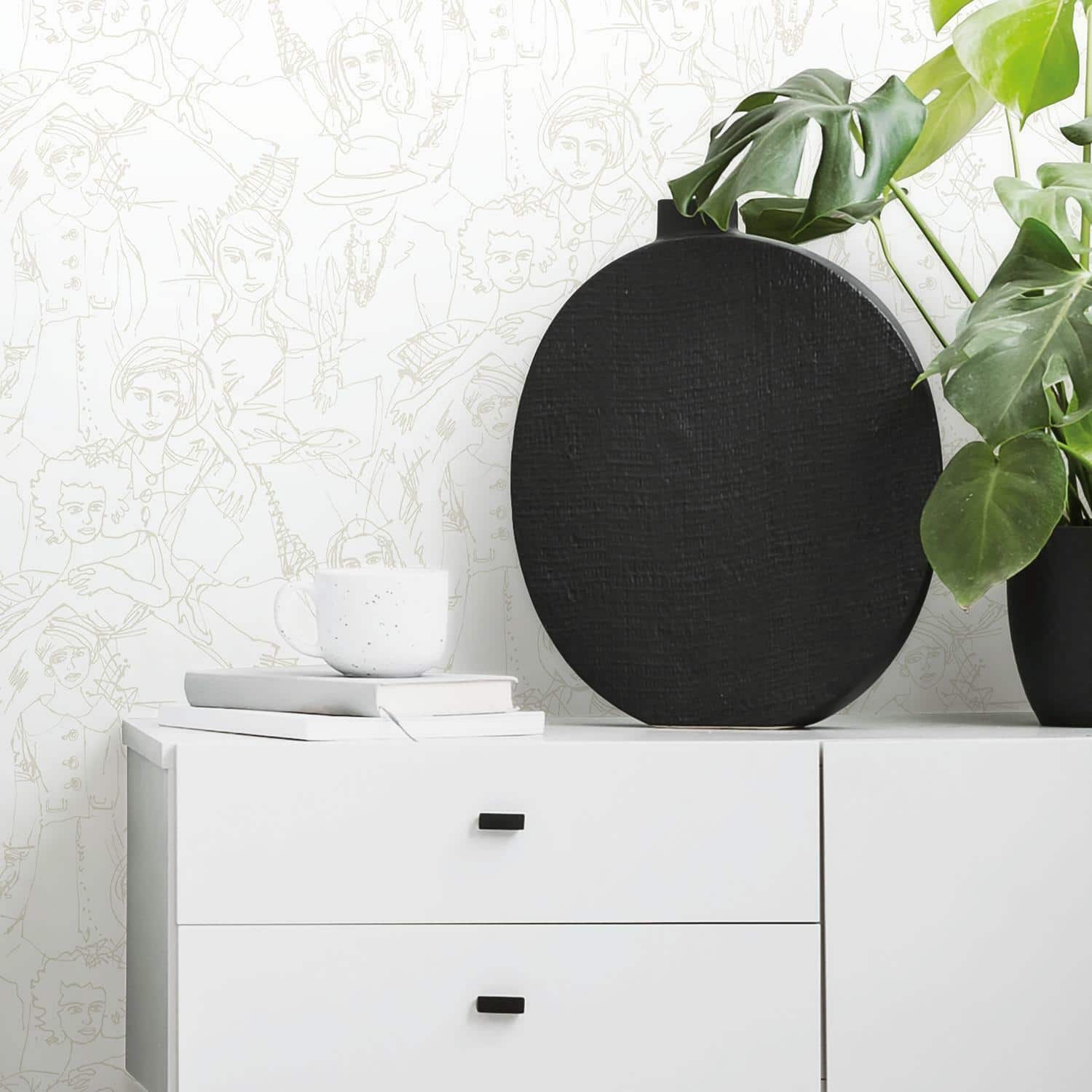 RoomMates Vogue Sketches Peel & Stick Wallpaper