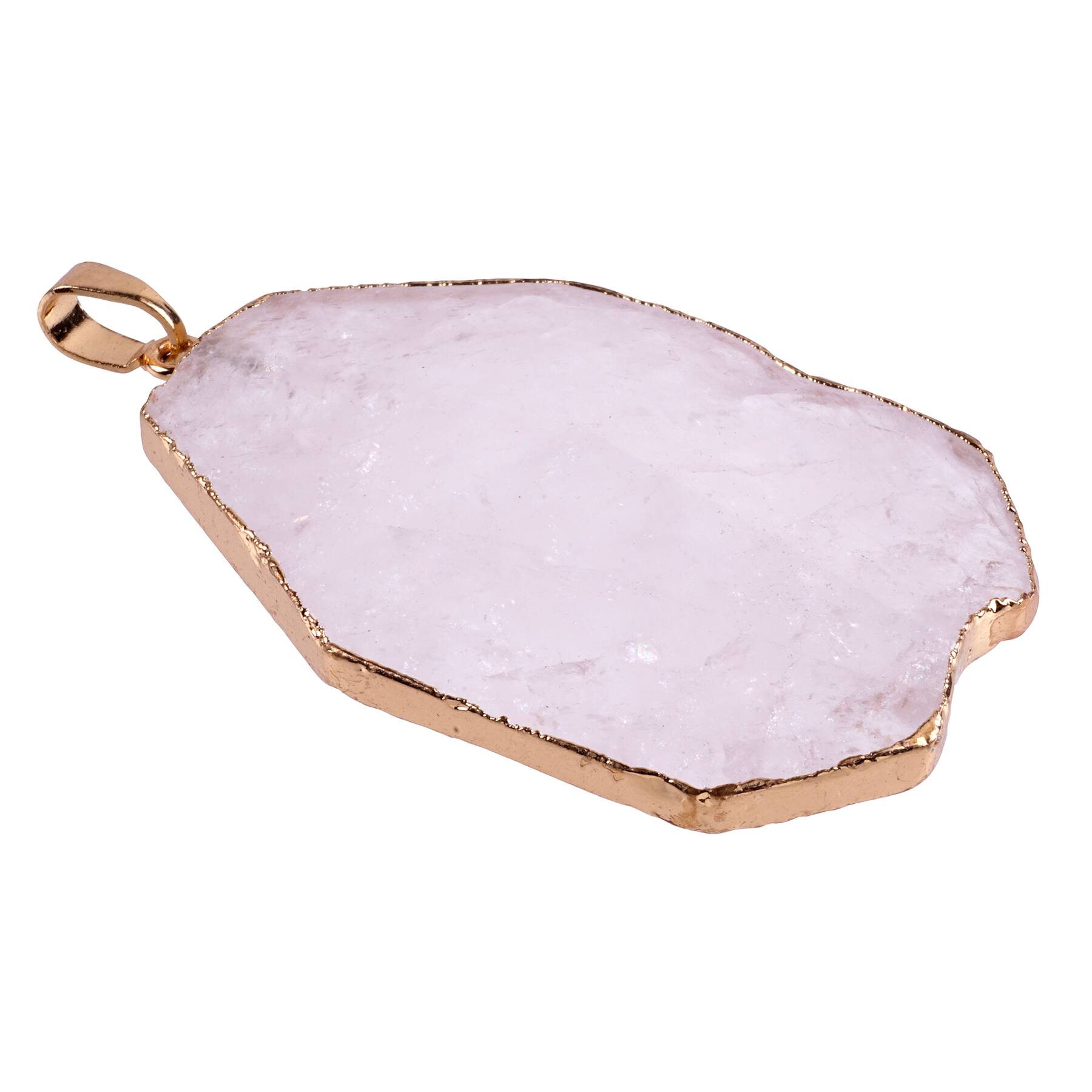 Signature Color Shop Rock Quartz Gold Pendant by Bead Landing™