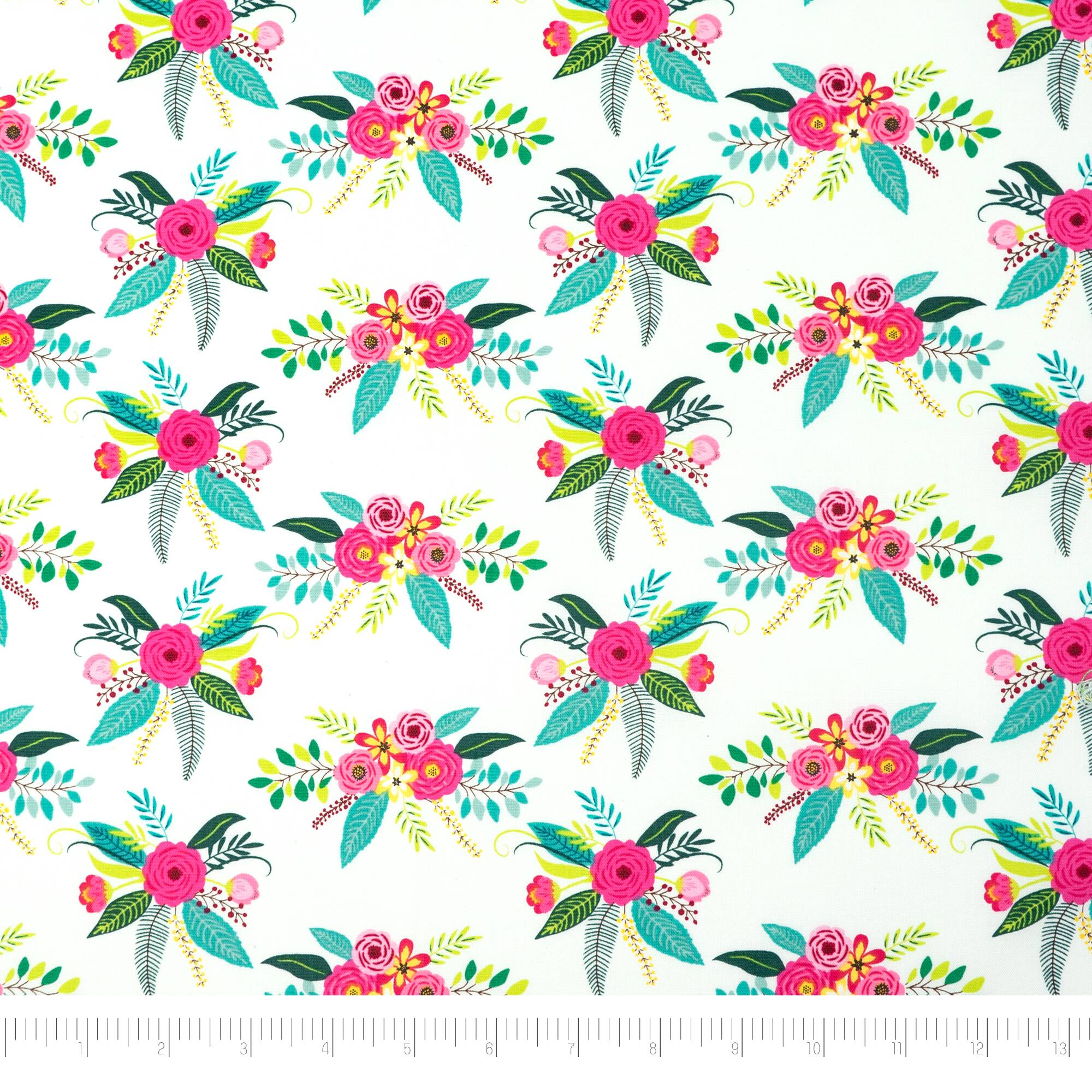 SINGER Modern Floral Cotton Fabric Bundle
