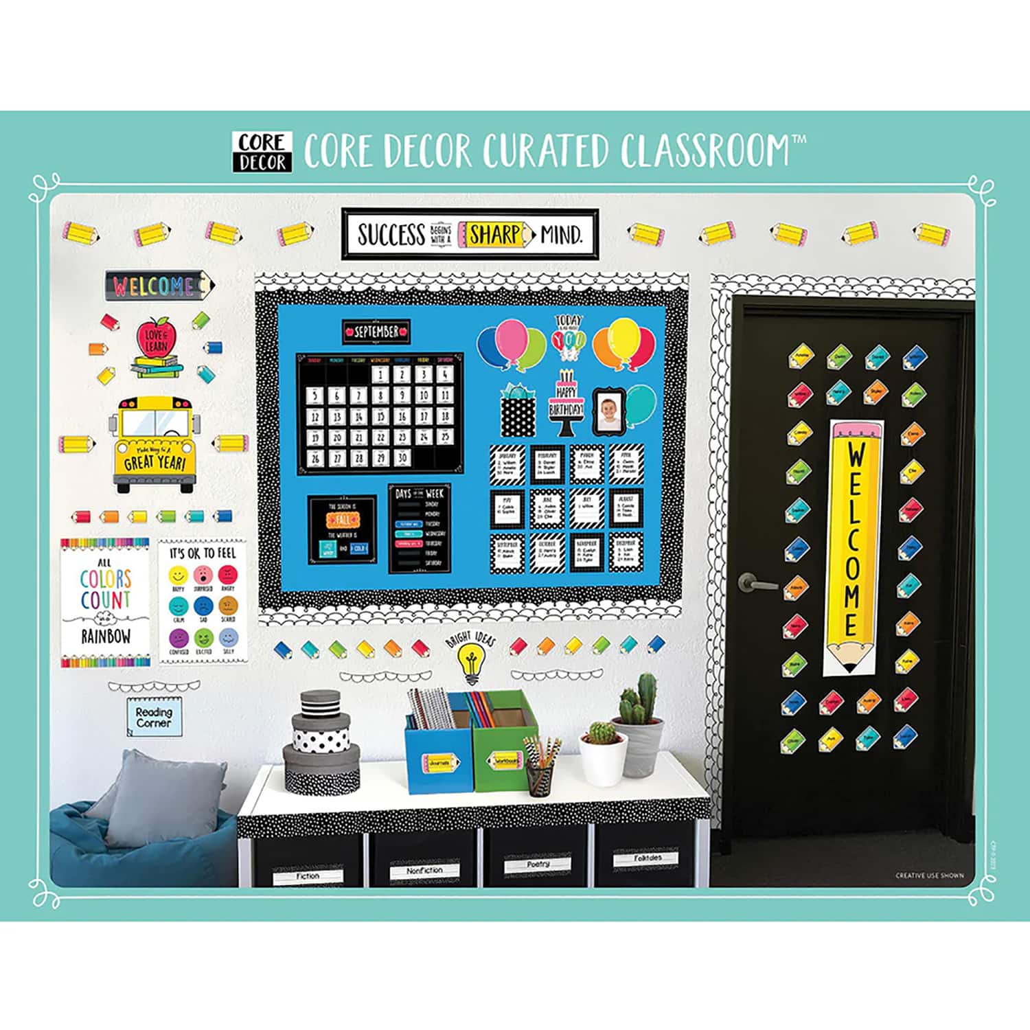 Creative Teaching Press&#xAE; Core D&#xE9;cor Curated Classroom Decal Set