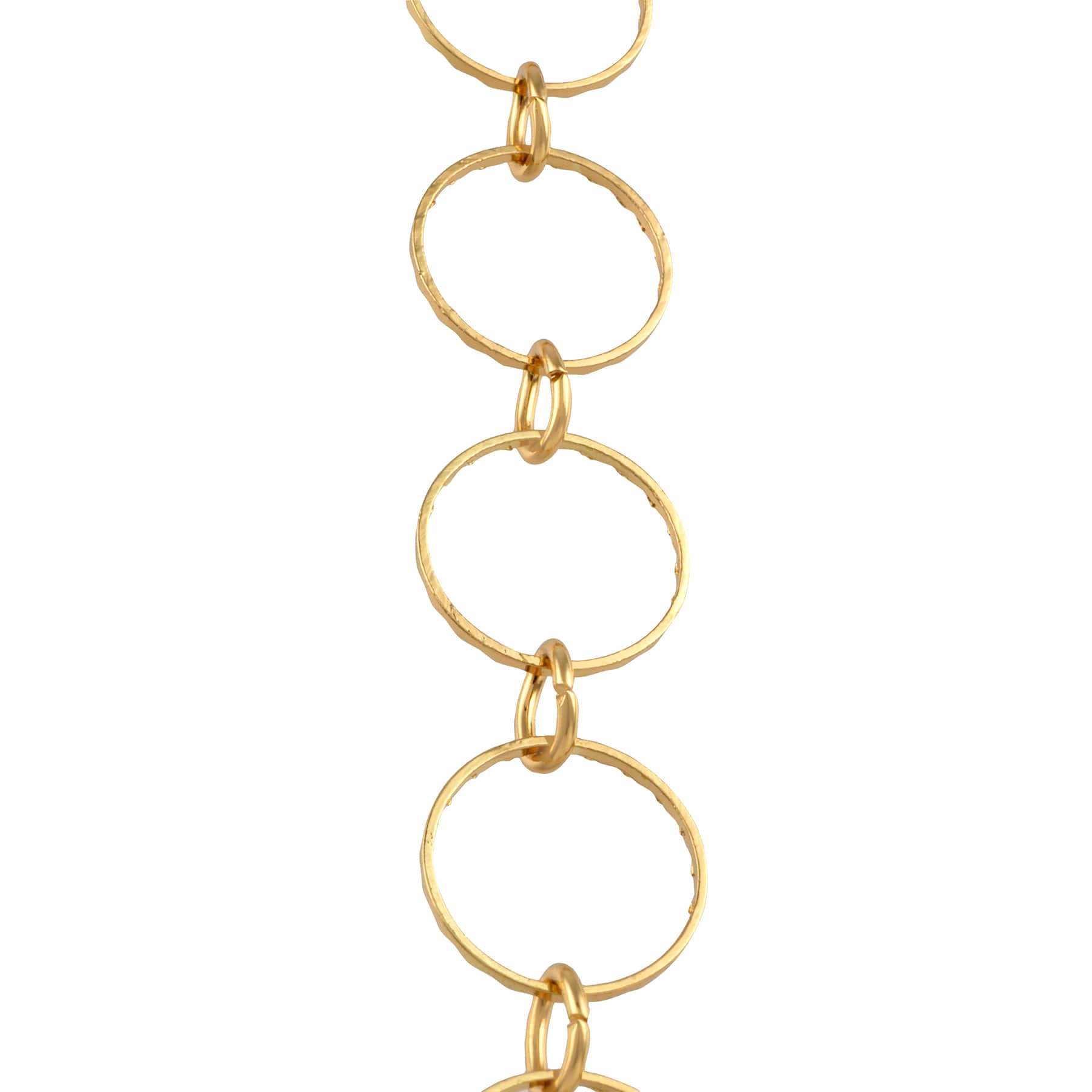 12 Pack: 24&#x22; Gold Circle Link Chain by Bead Landing&#x2122;