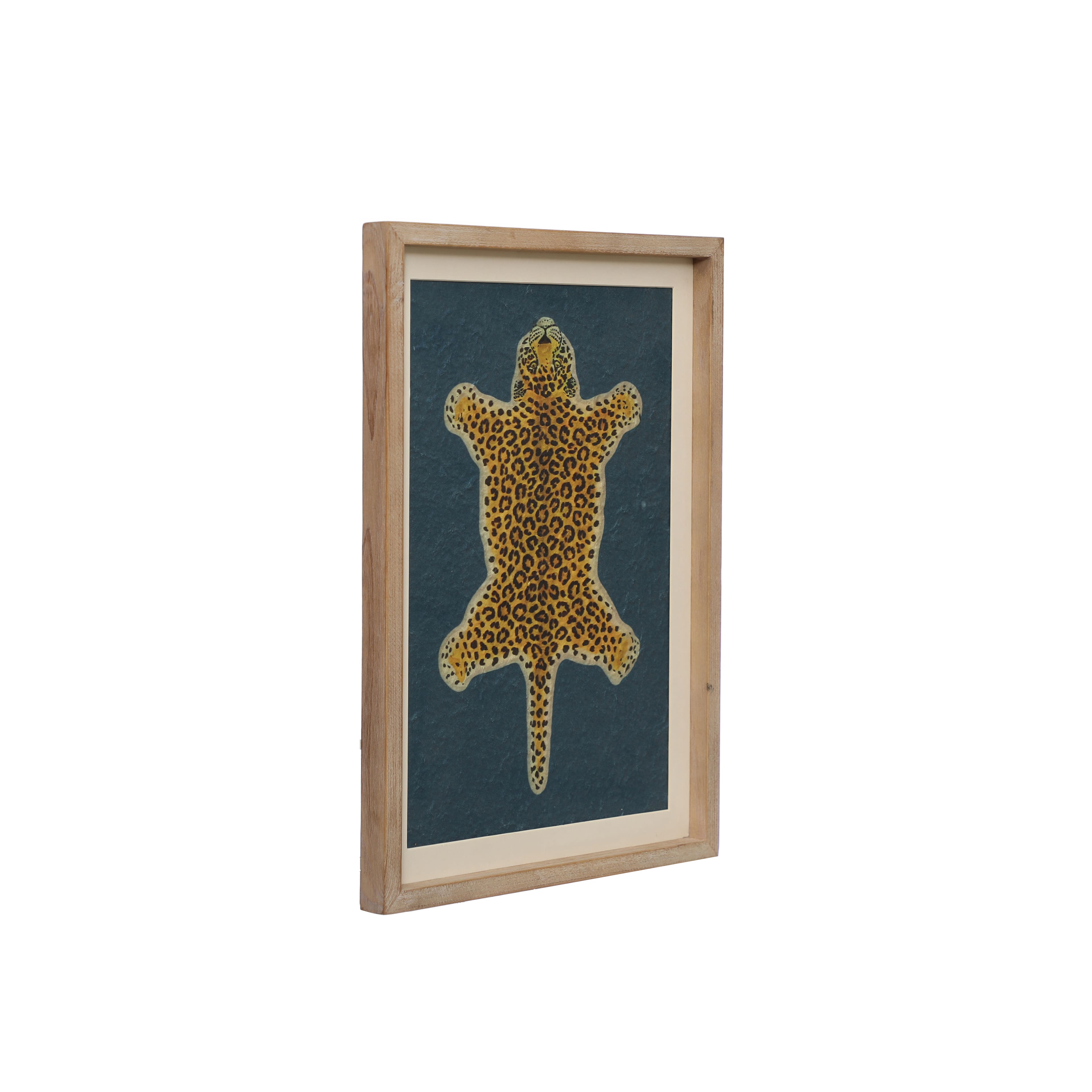 10&#x22; x 14&#x22; Framed Leopard Skin Rug Wall D&#xE9;cor by Ashland&#xAE;