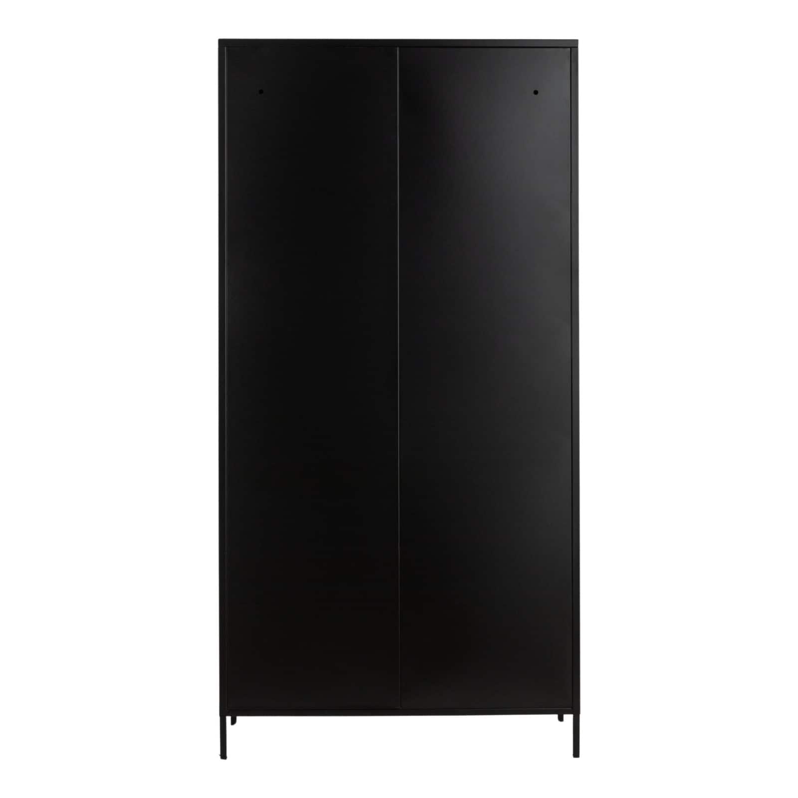 Hello Honey® Black Solstice Tall Metal Curio Storage Cabinet with Arched Glass Doors