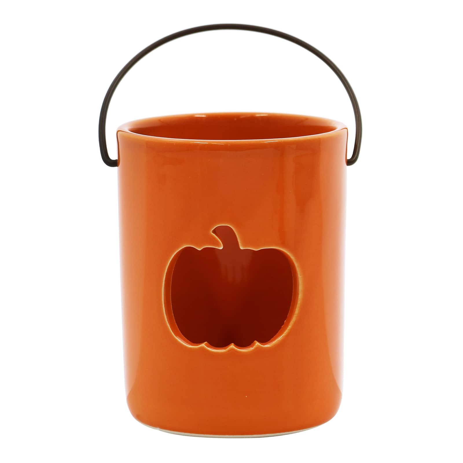 4" Orange Pumpkin Candle Holder by Ashland®