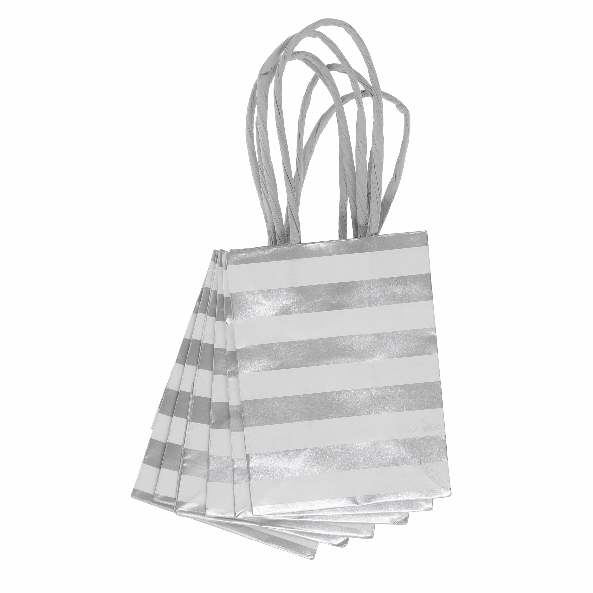 mini silver gift bags