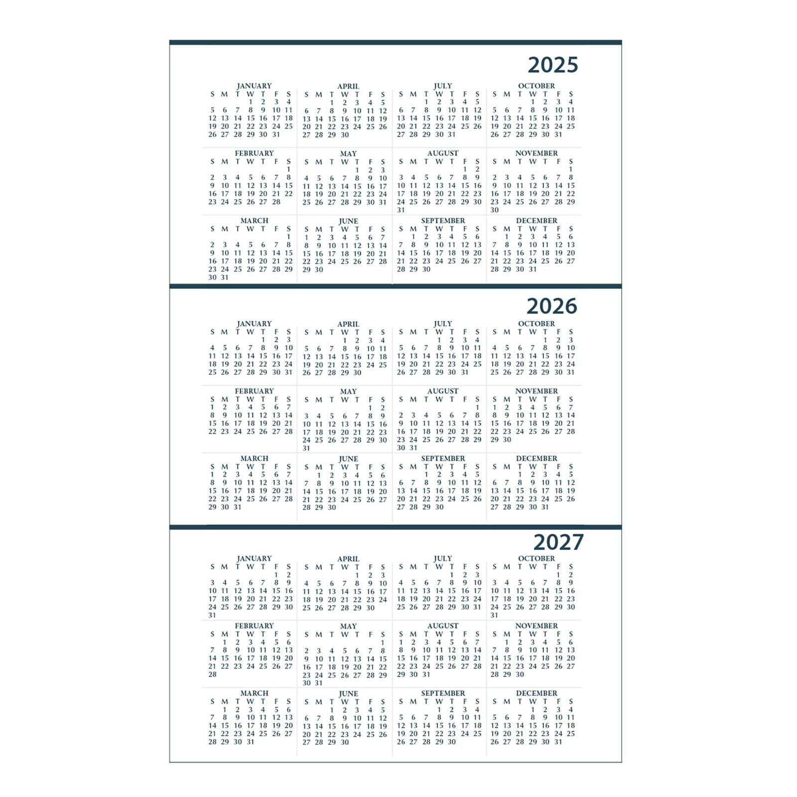 House of Doolittle® Black Recycled Daily Appointment Planner