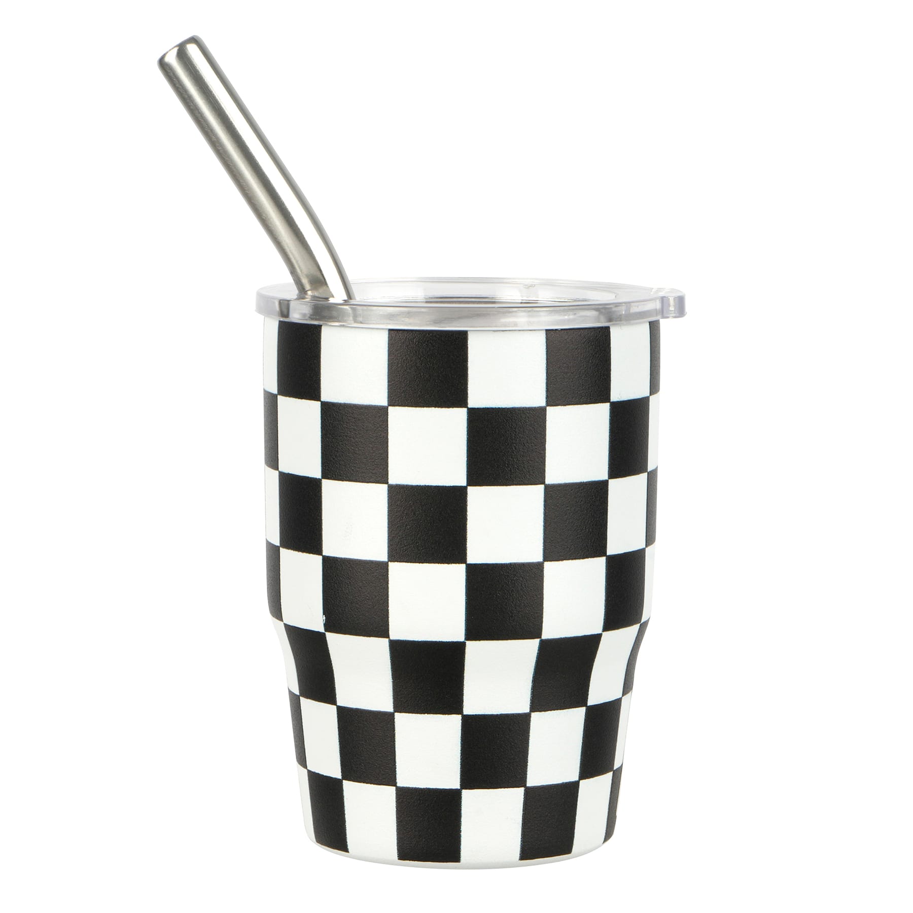 3oz. Mini Check Stainless Steel Insulated Tumbler by Ashland&#xAE;