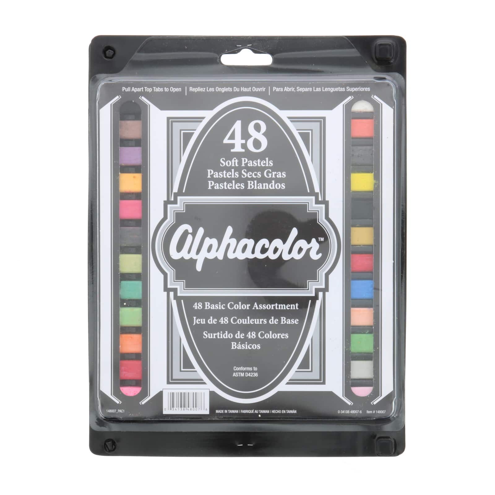 Quartet&#xAE; Alphacolor&#x2122; 48 Color Square Pastel Set