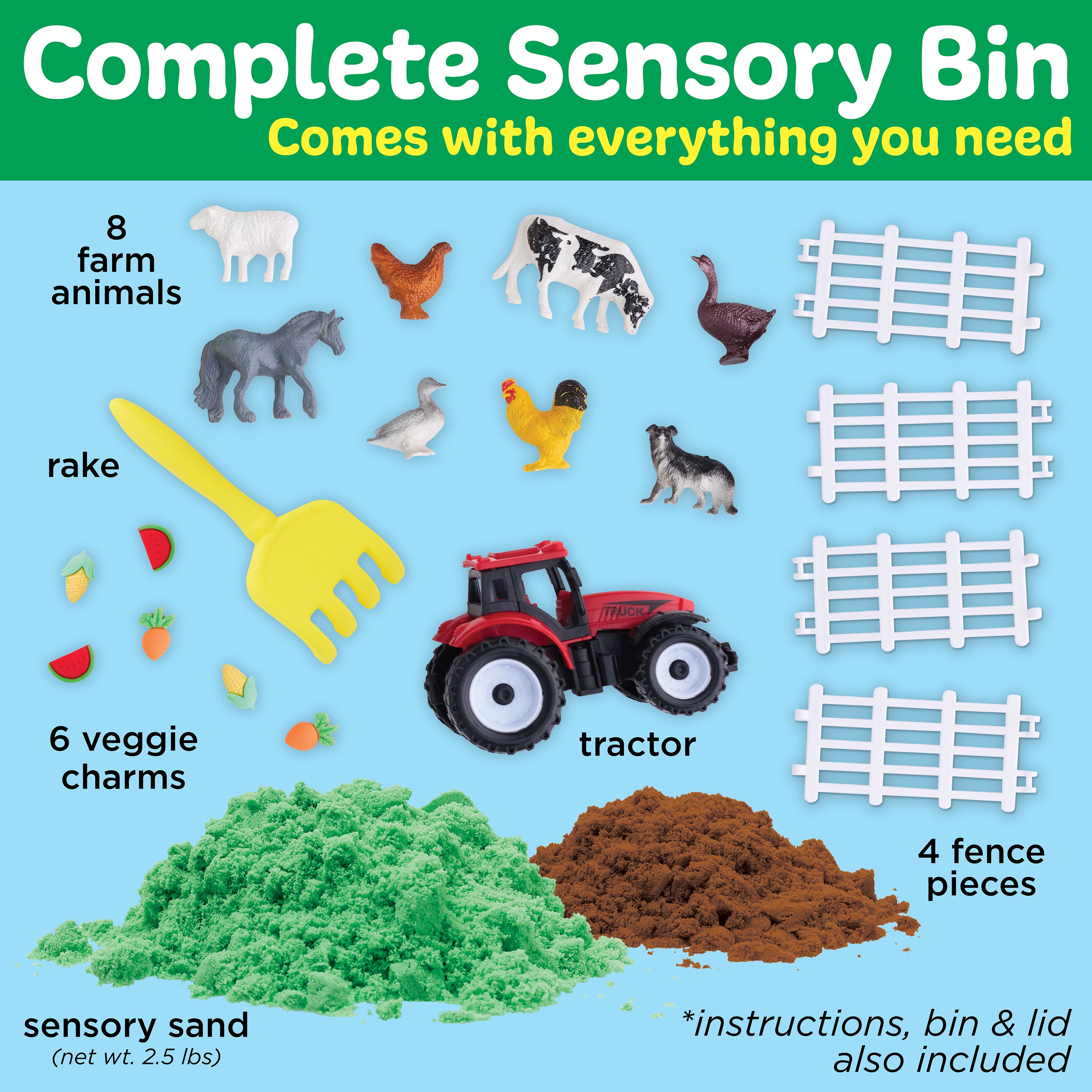 Faber-Castell Sensory Bin Farm Kit
