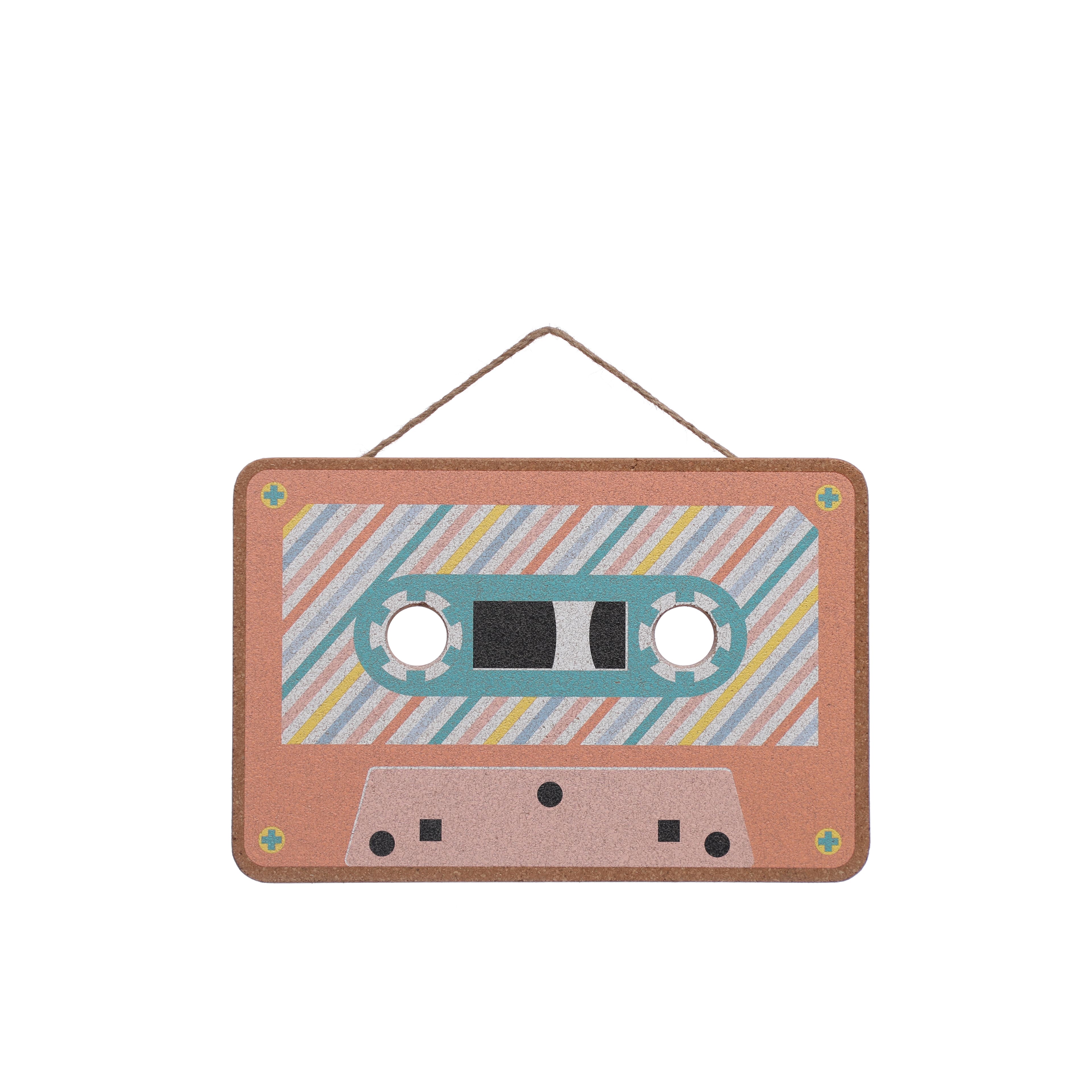 Class Rules! Cassette Tape Cork Board Wall D&#xE9;cor by B2C&#x2122;