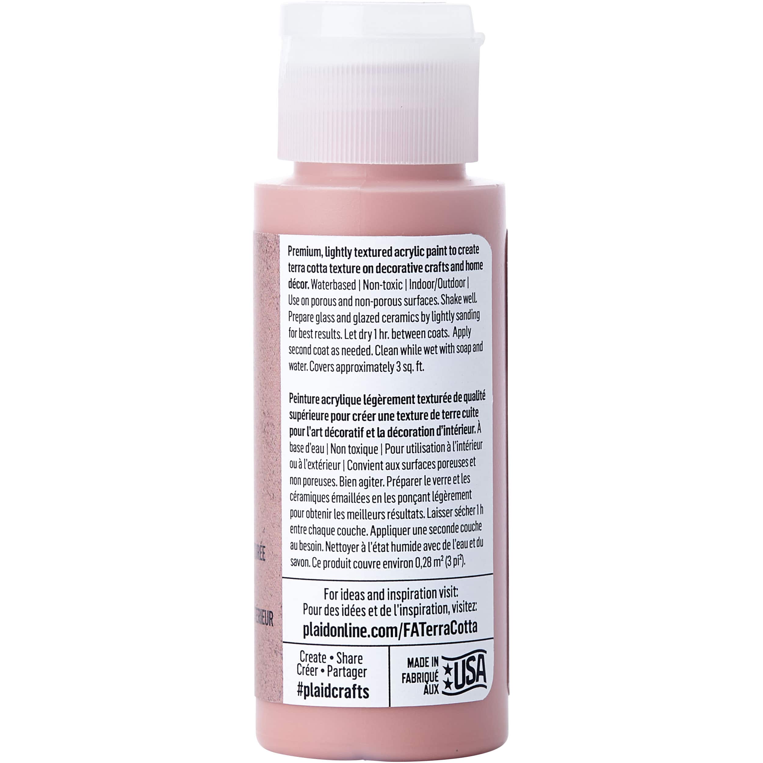 12 Pack: FolkArt® Terra Cotta™ Lightly Textured Acrylic Paint