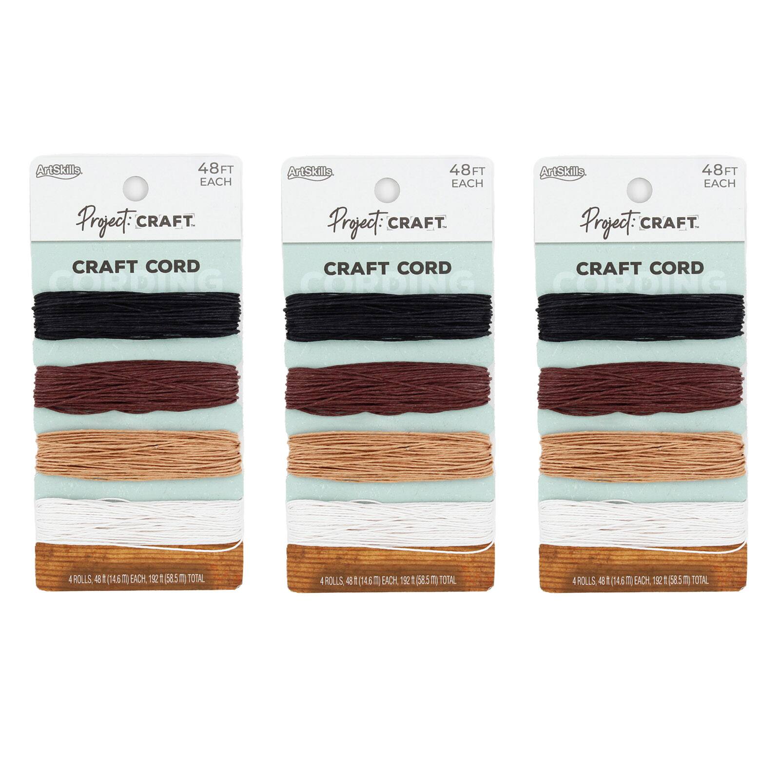 ArtSkills® Assorted Colors Natural Craft Cords, 12ct.