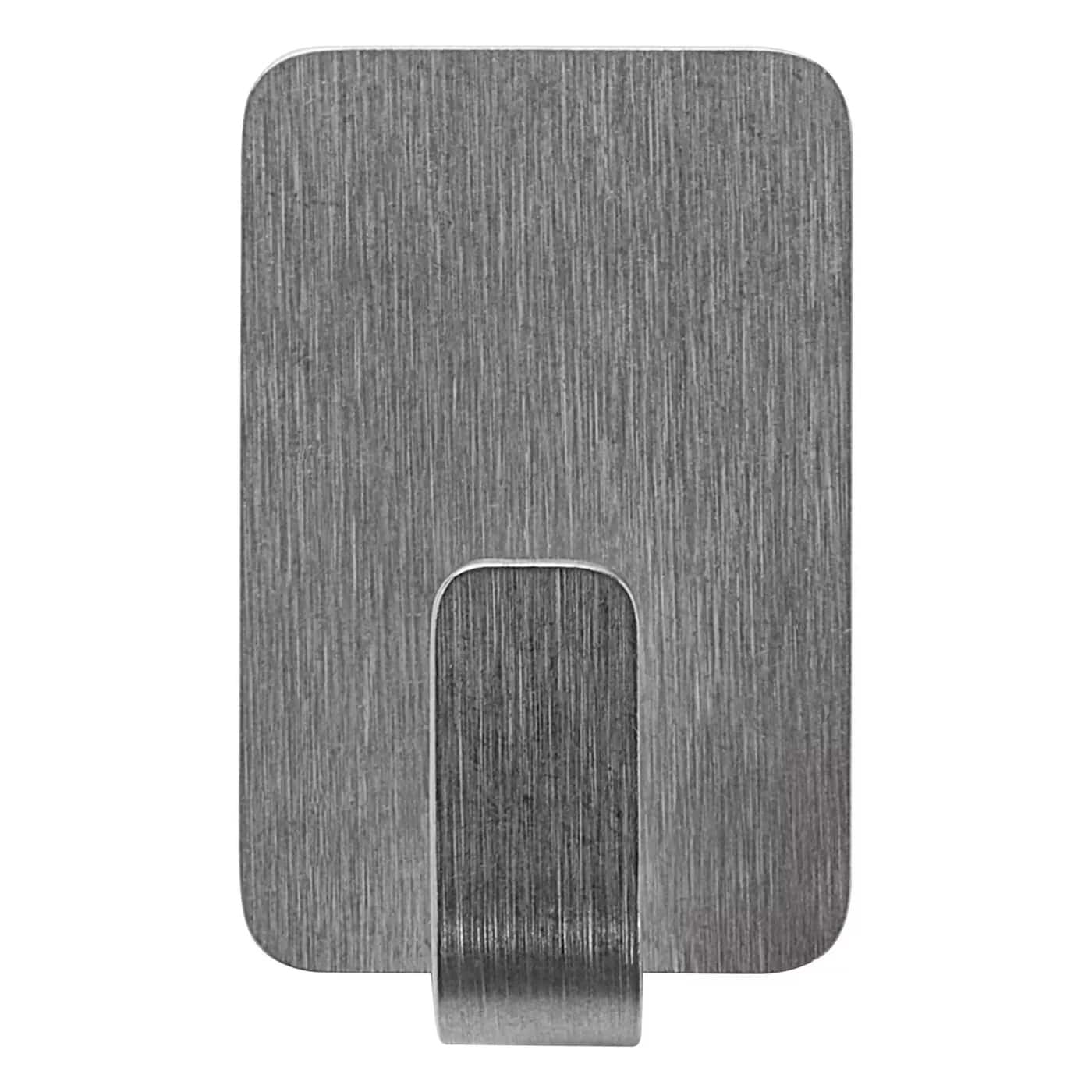 Command™ Small Decorative Metal Hooks, Stainless Steel