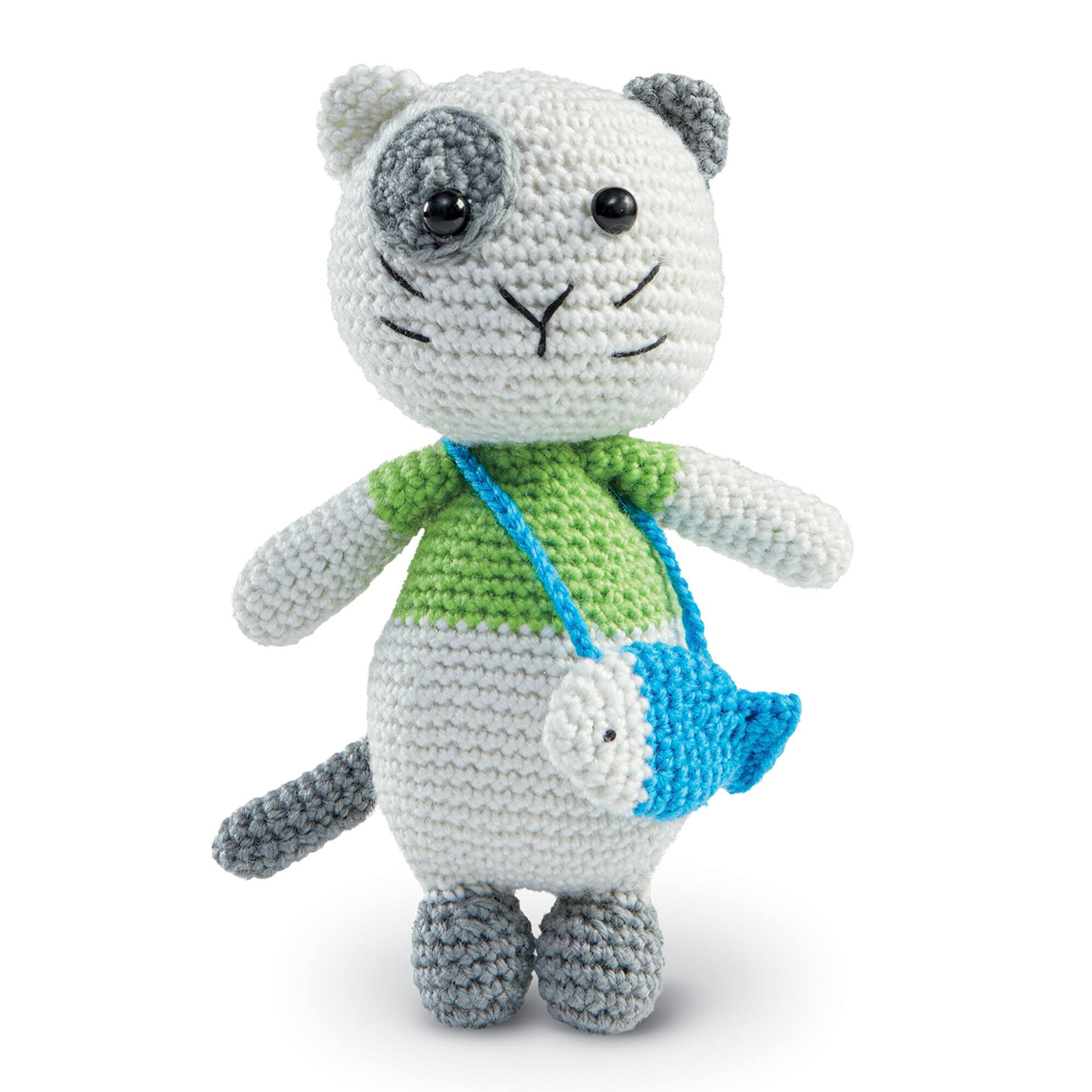 Intermediate Cat Amigurumi Crochet Kit by Loops & Threads®