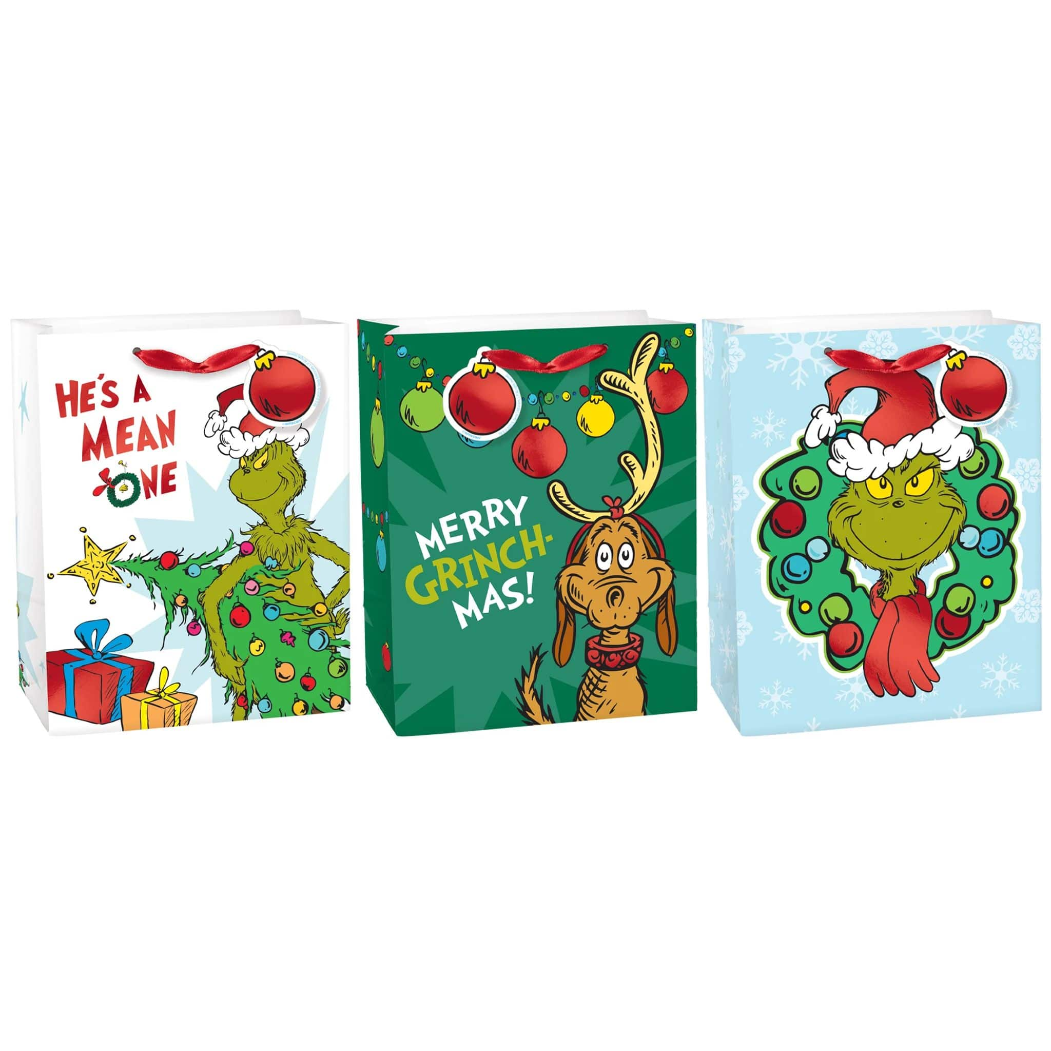 Grinch christmas bags sale