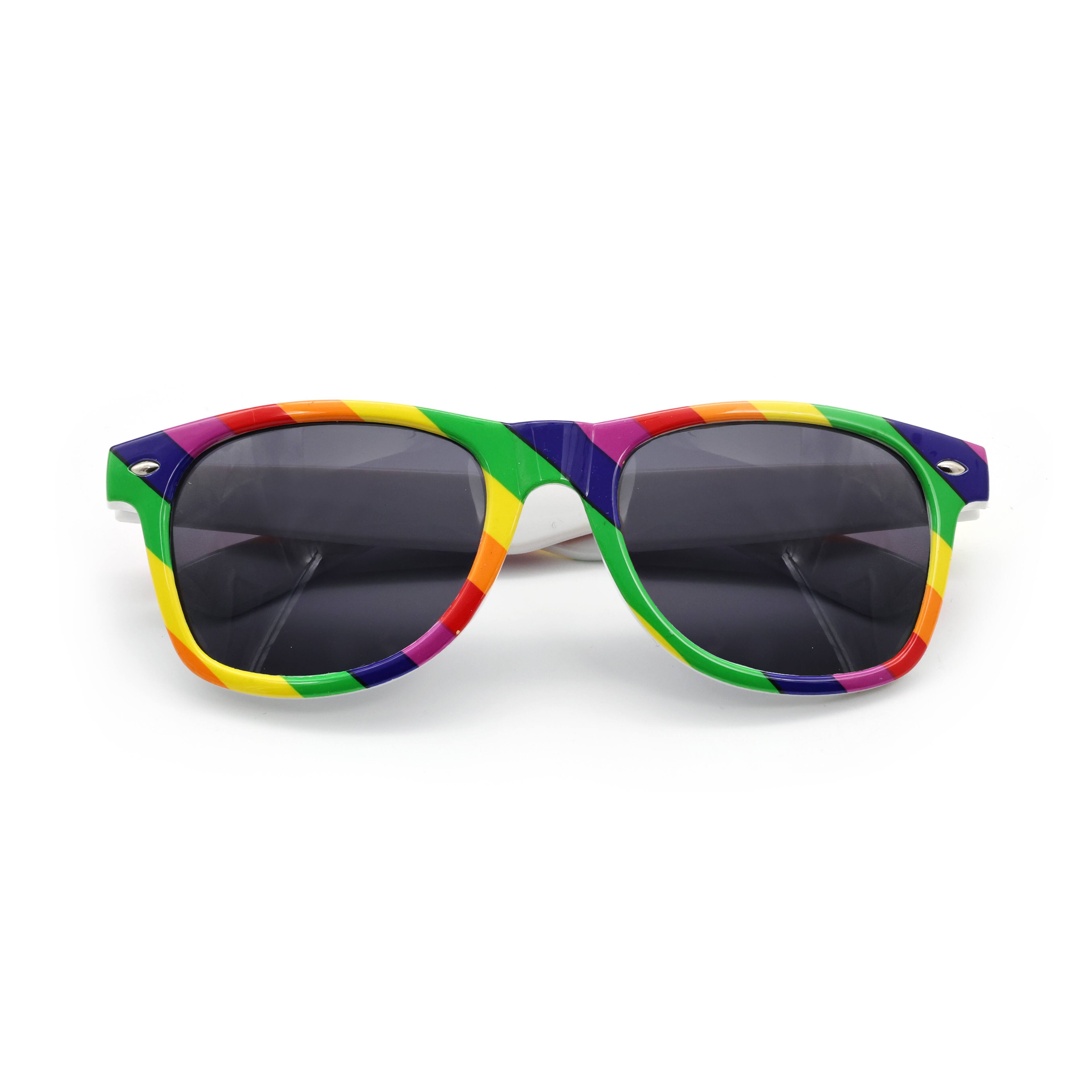 Pride Rainbow Stripes Adult Sunglasses by Celebrate It&#x2122;
