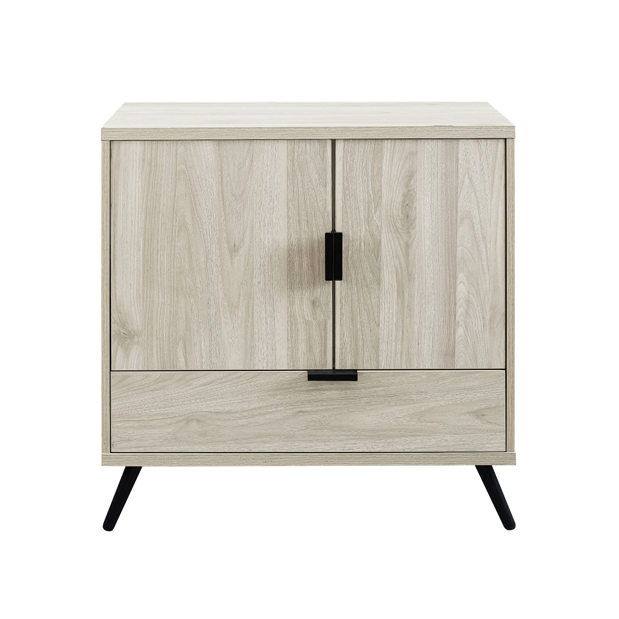Walker Edison Birch 2 Door Accent Cabinet