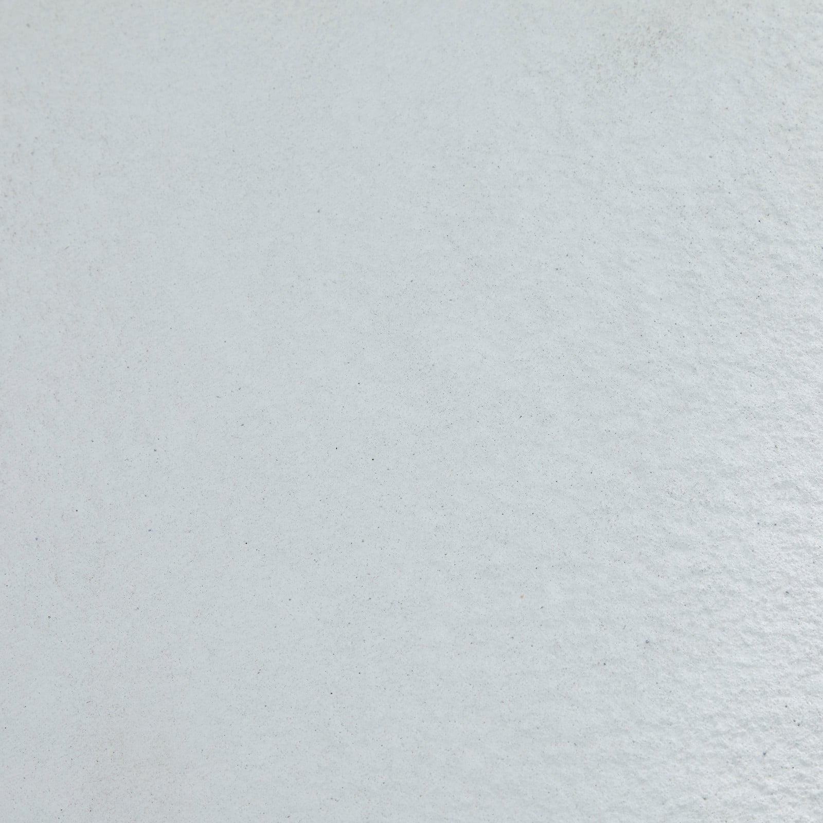 White Contemporary Garden Stool, 17" x 17" x 18"