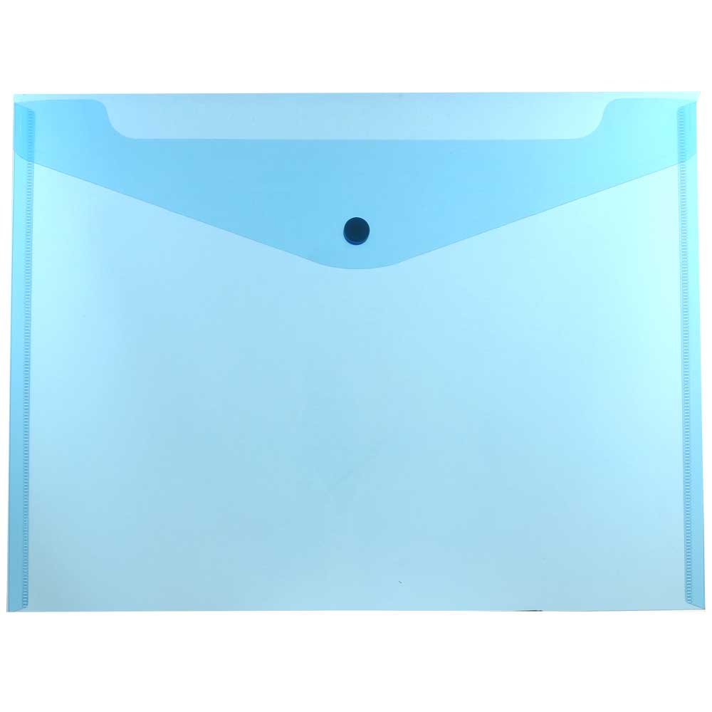 JAM Paper 9.75" x 13" Plastic Snap Closure Envelopes, 12ct.
