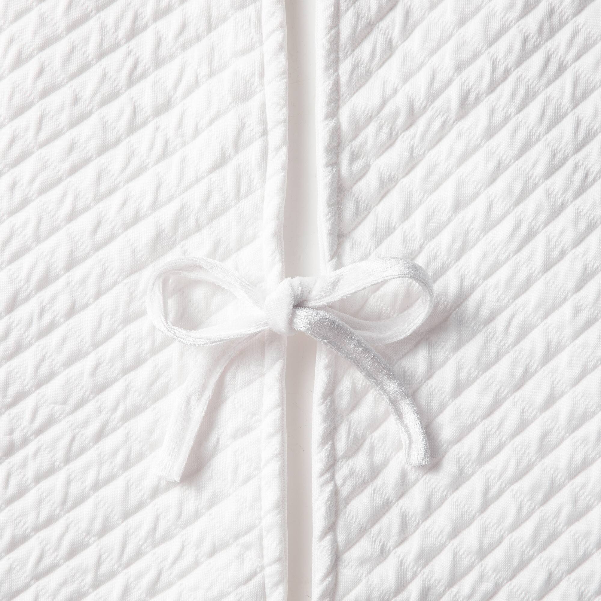 Glitzhome® Deluxe Velvet Ruffled Christmas Tree Skirt