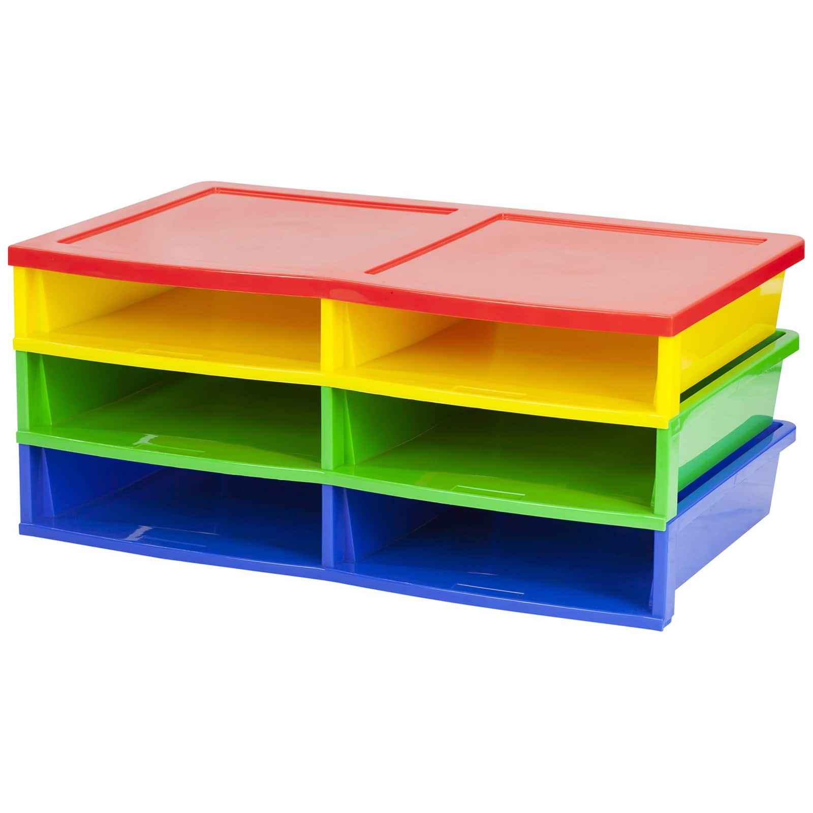 Storex Storage Bins, Assorted Colors