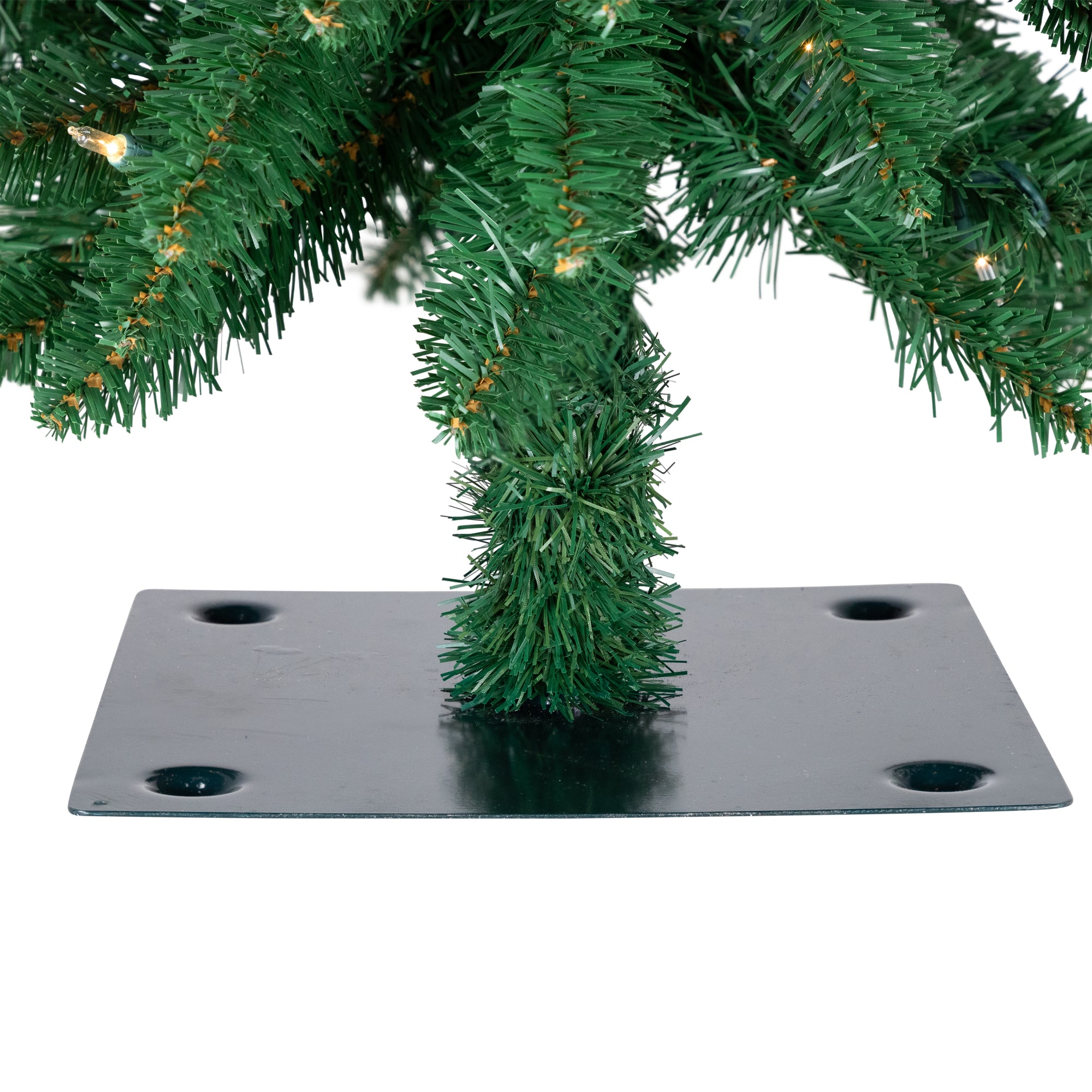 6ft. Pre-Lit Alpine Artificial Christmas Tree, Clear Lights