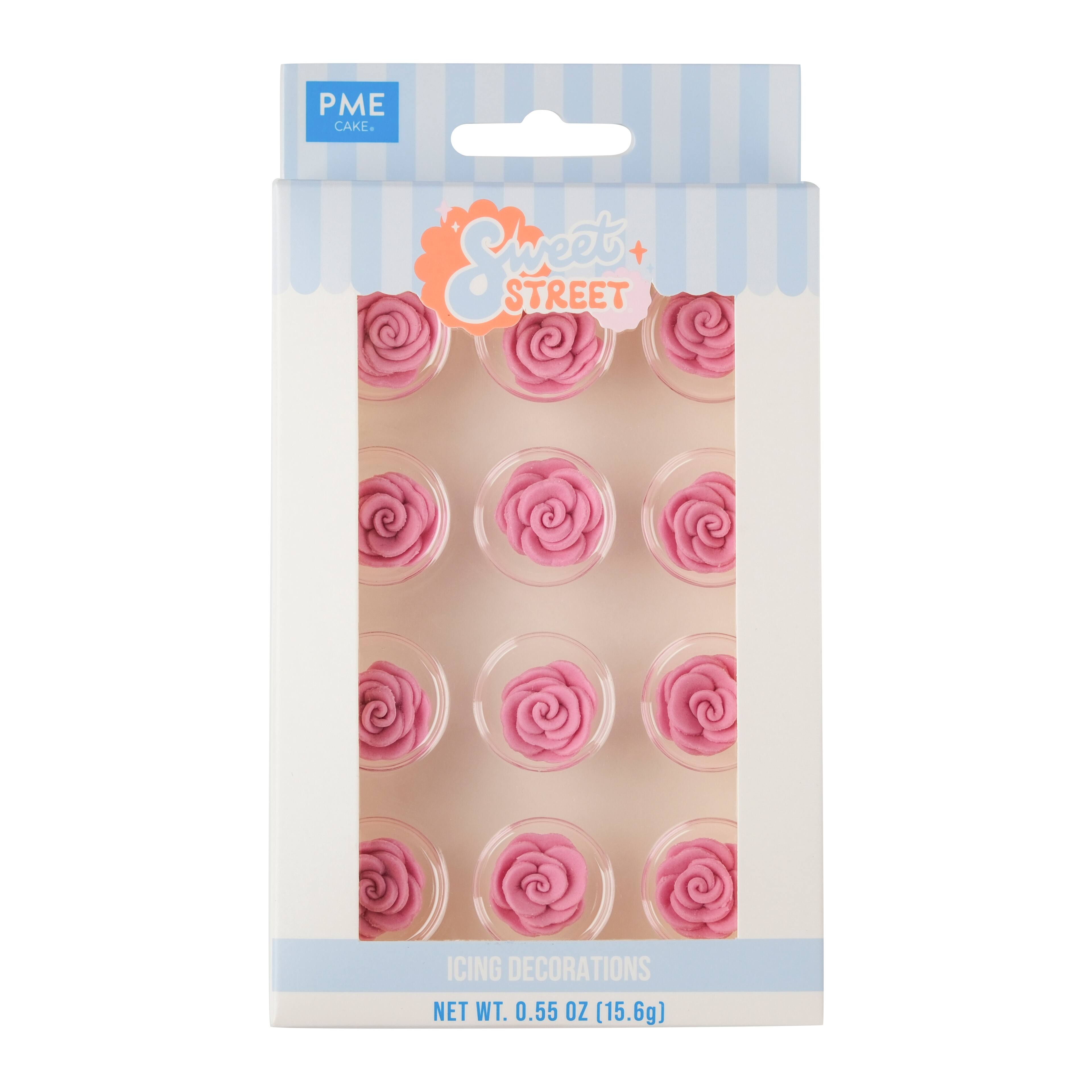 PME Cake Sweet Street® Rose Icing Decorations, 12ct.