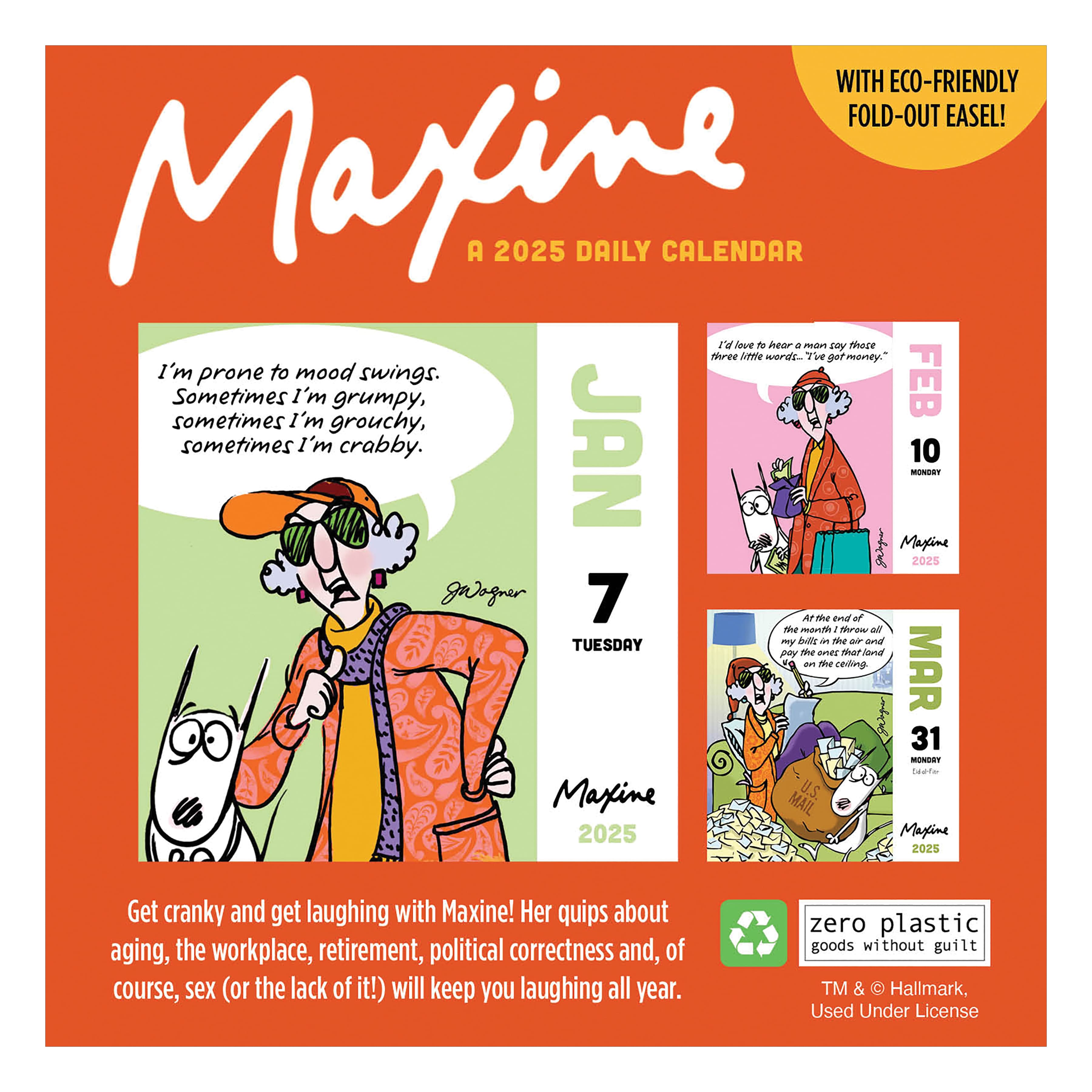 TF Publishing 2025 Maxine Daily Desktop Calendar